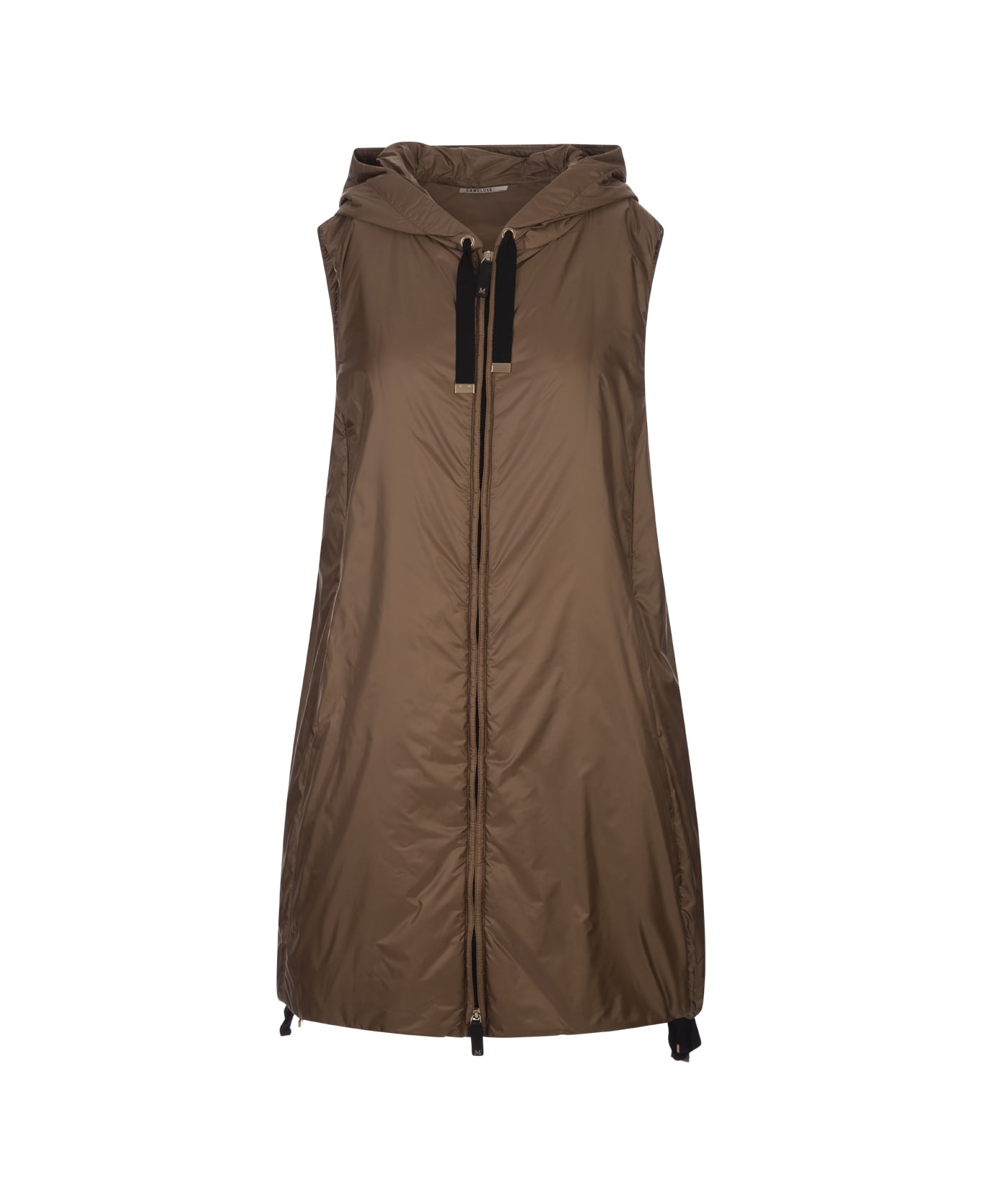 Max Mara The Cube Caramel Greengi Sleeveless Jacket Italist