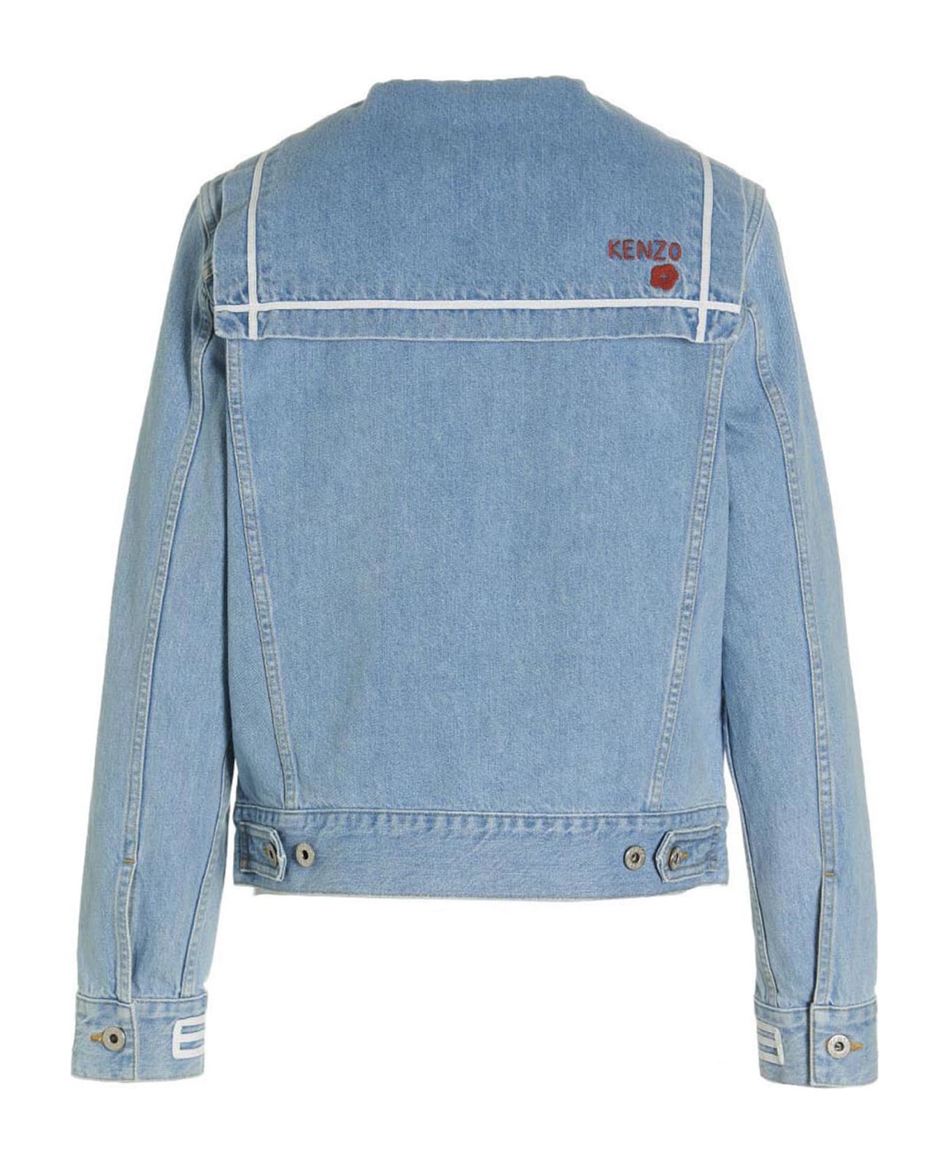 Kenzo Bleach Denim Sailor Jacket Italist