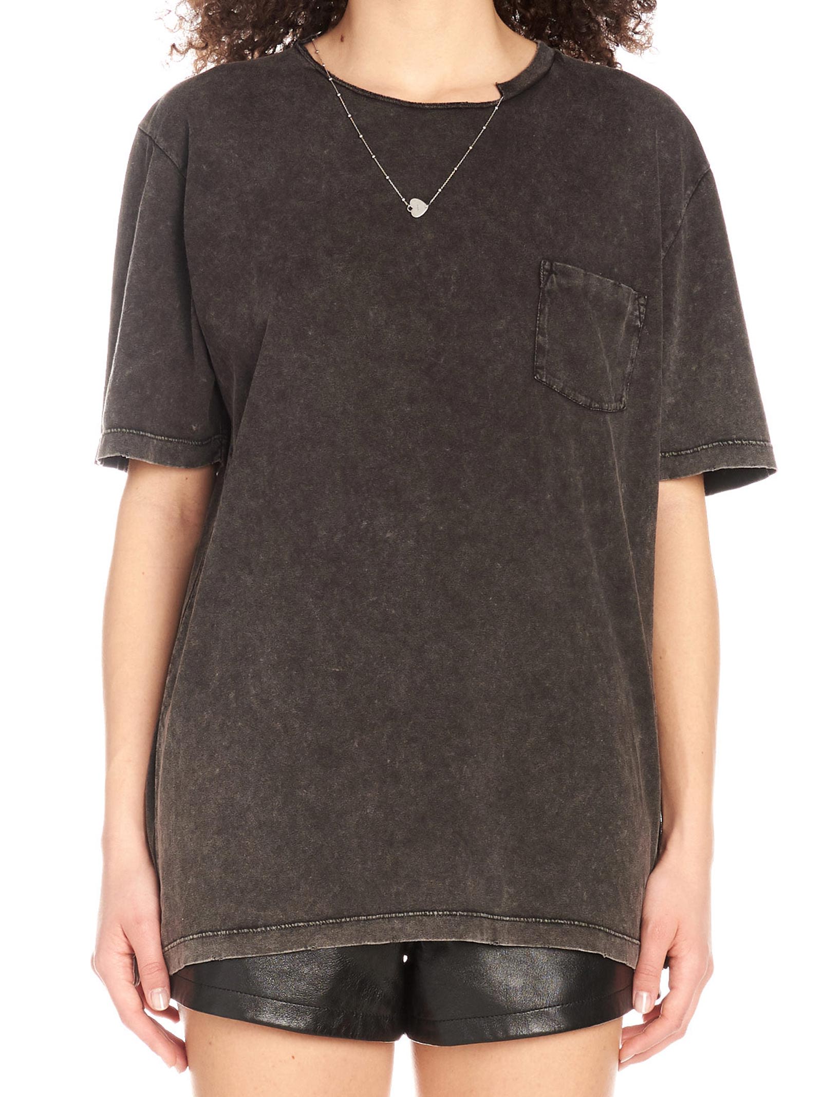 saint laurent t-shirt in grey