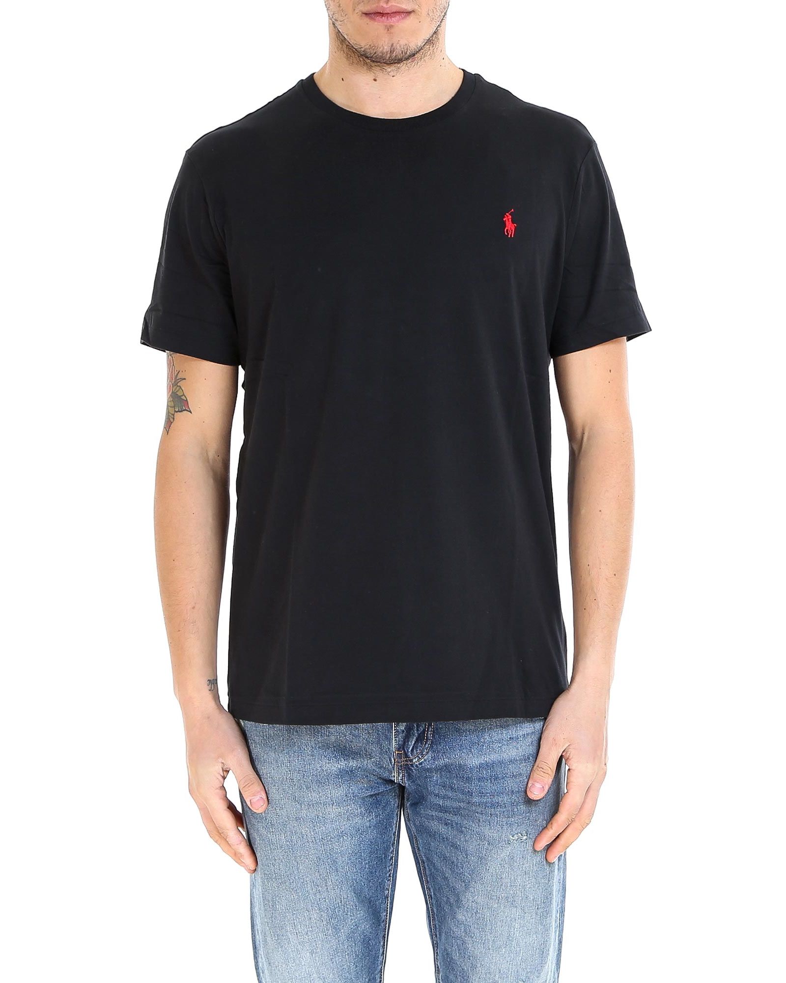 custom slim fit t-shirt in black