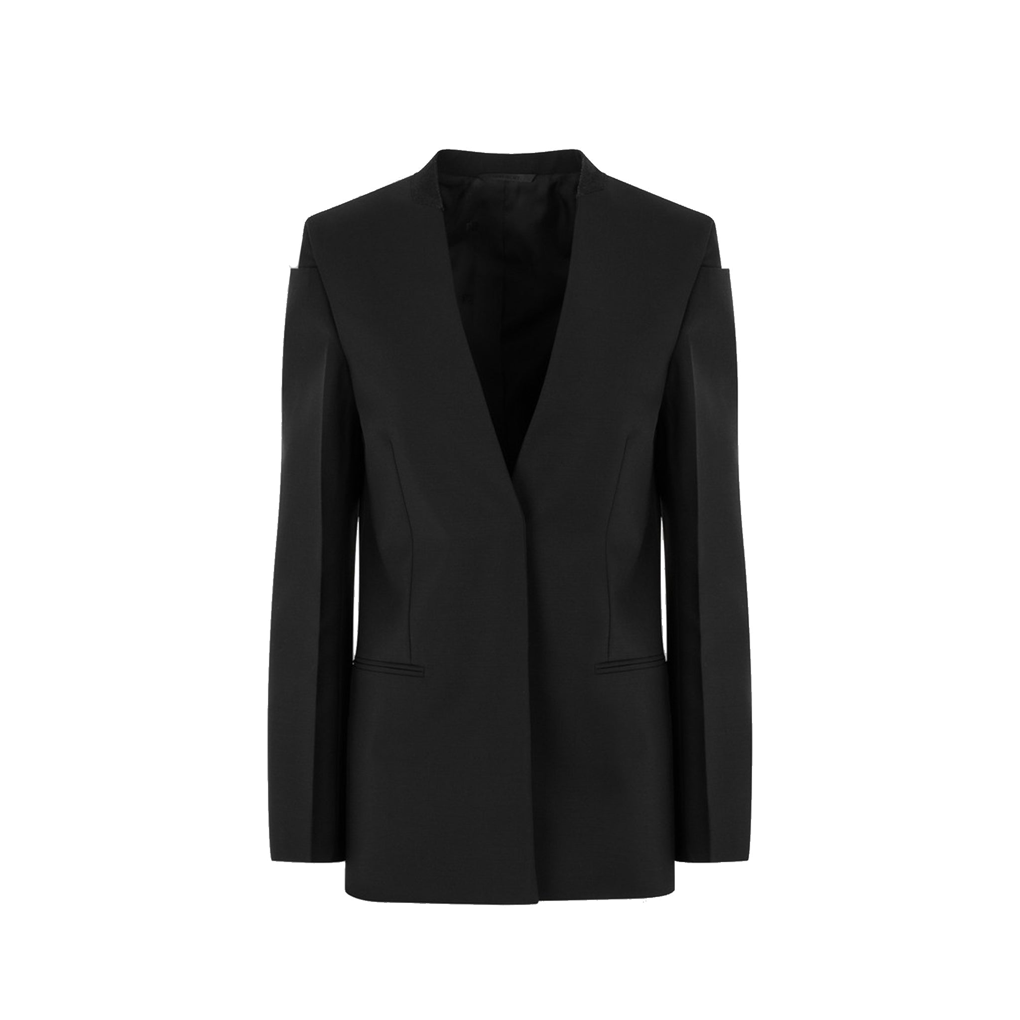 Collarless Blazer