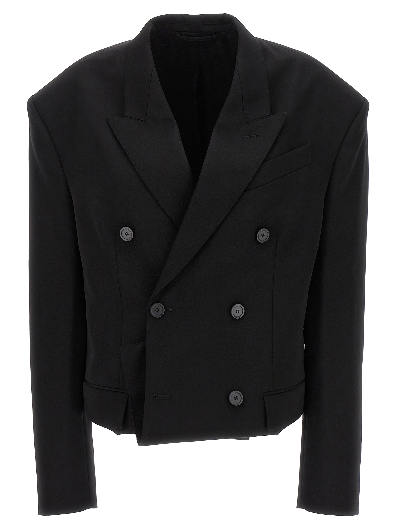 Double-breast Folded Blazer