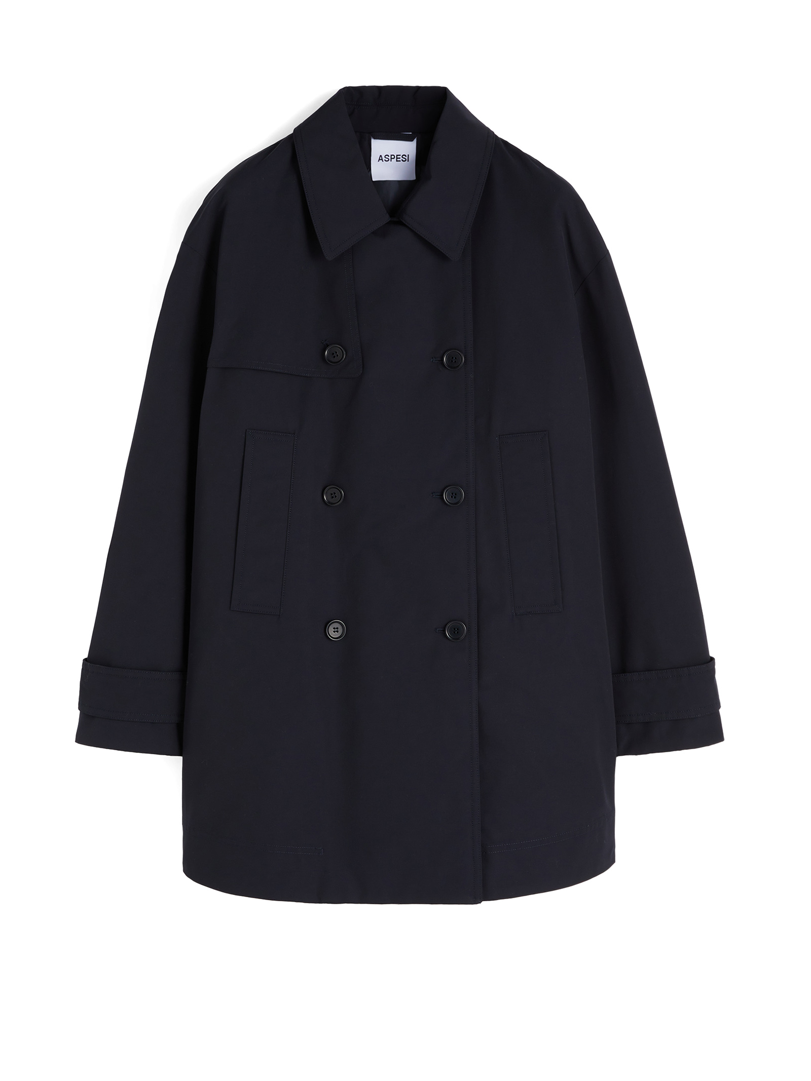 Navy Blue Womens Trench Coat