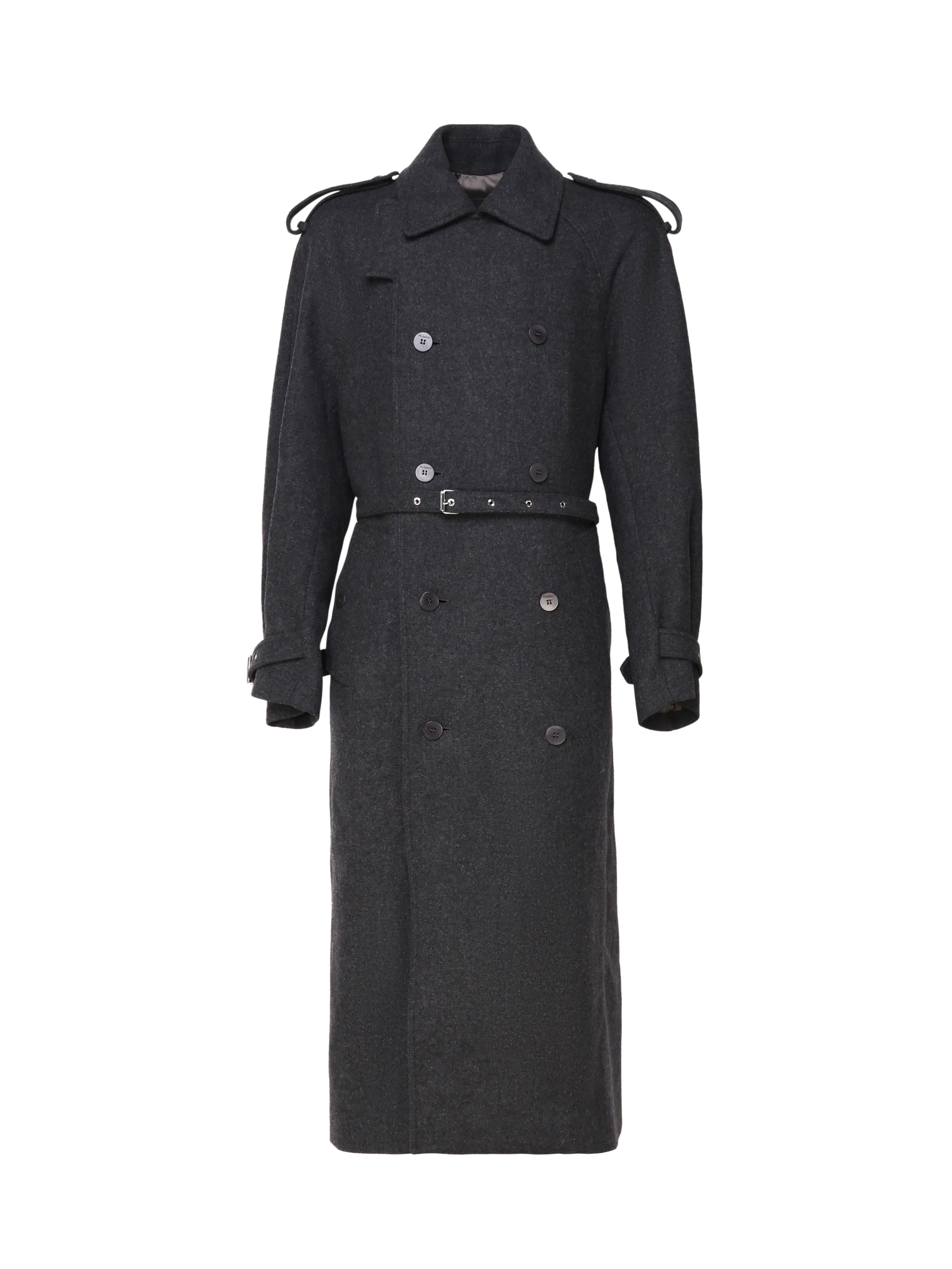 J.W. Anderson J. W. Anderson Wool Trench Coat With Oversized Pockets