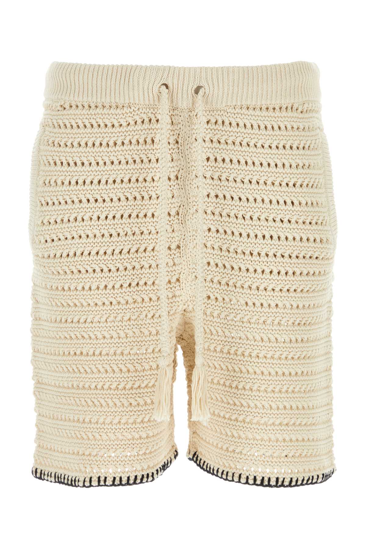 Sand Crochet Bermuda Shorts