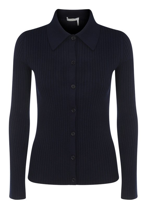 Chloé Ribbed-knit Long Sleeved Top