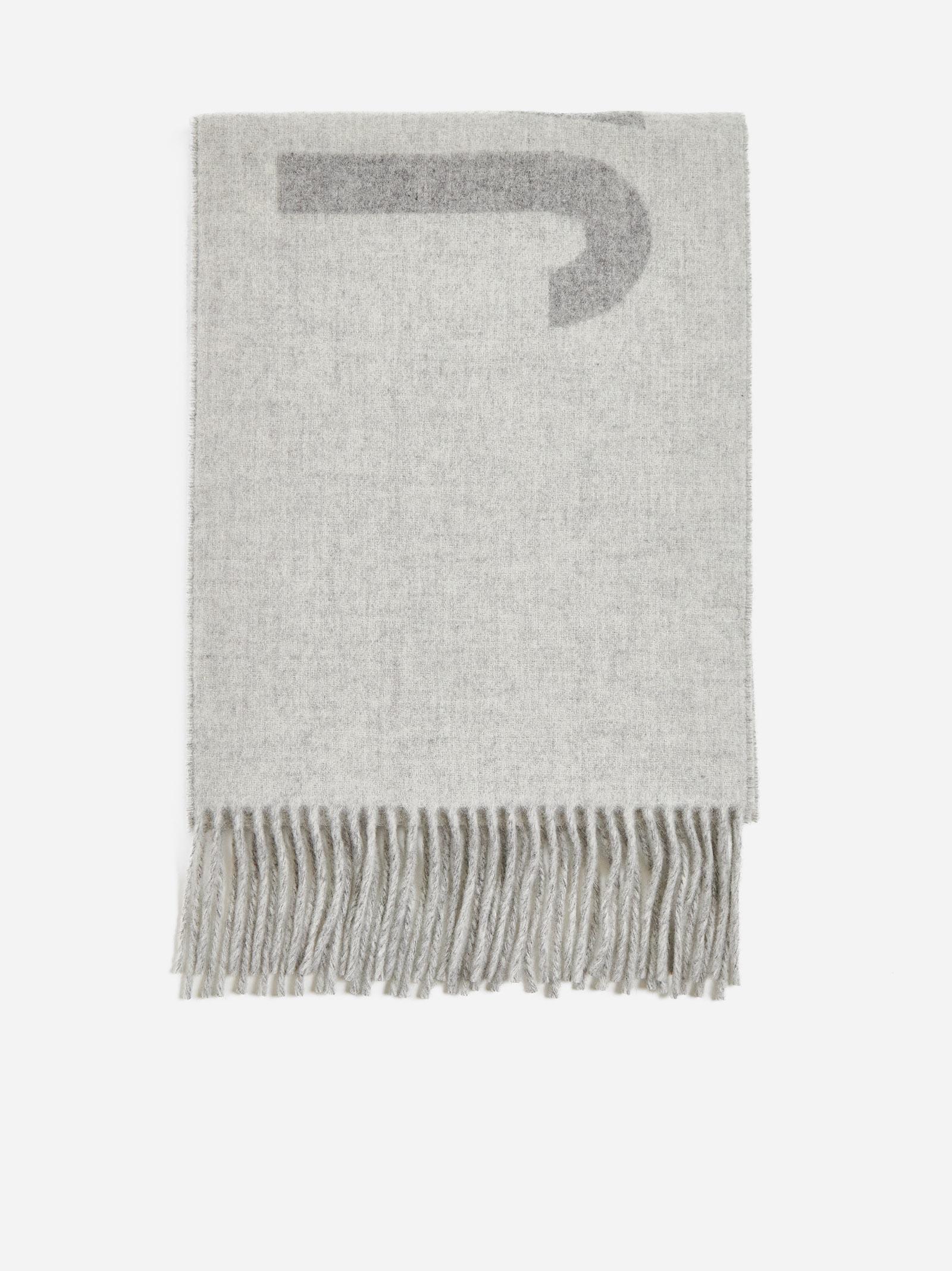 Logo Wool Scarf