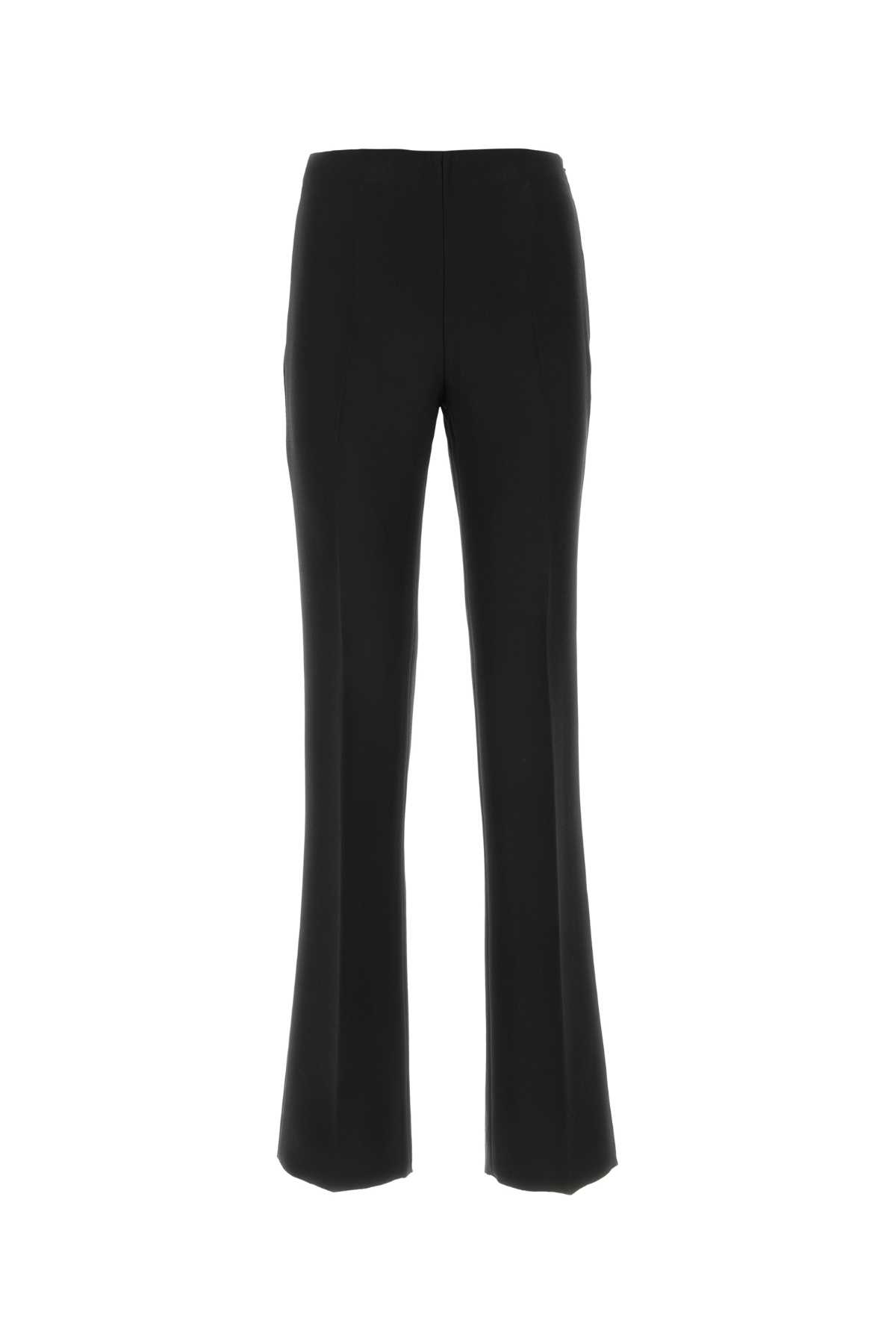 Black Viscose Blend Pant