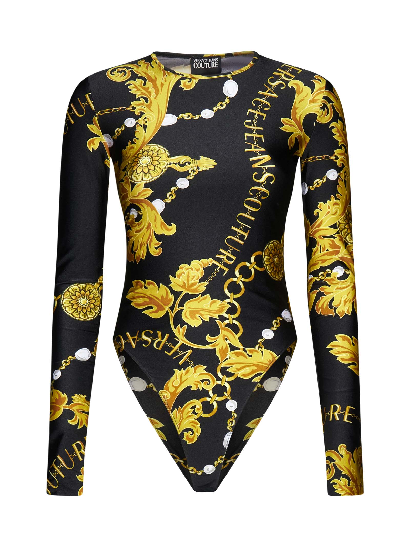 Baroque-print Bodysuit