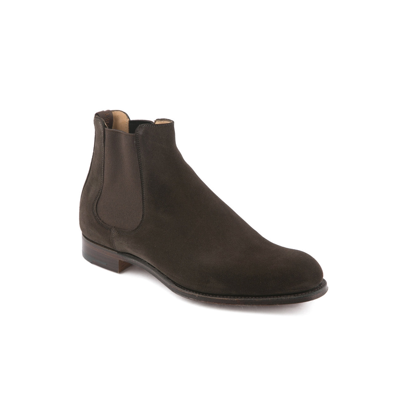 Dark Brown Pony Suede Boot