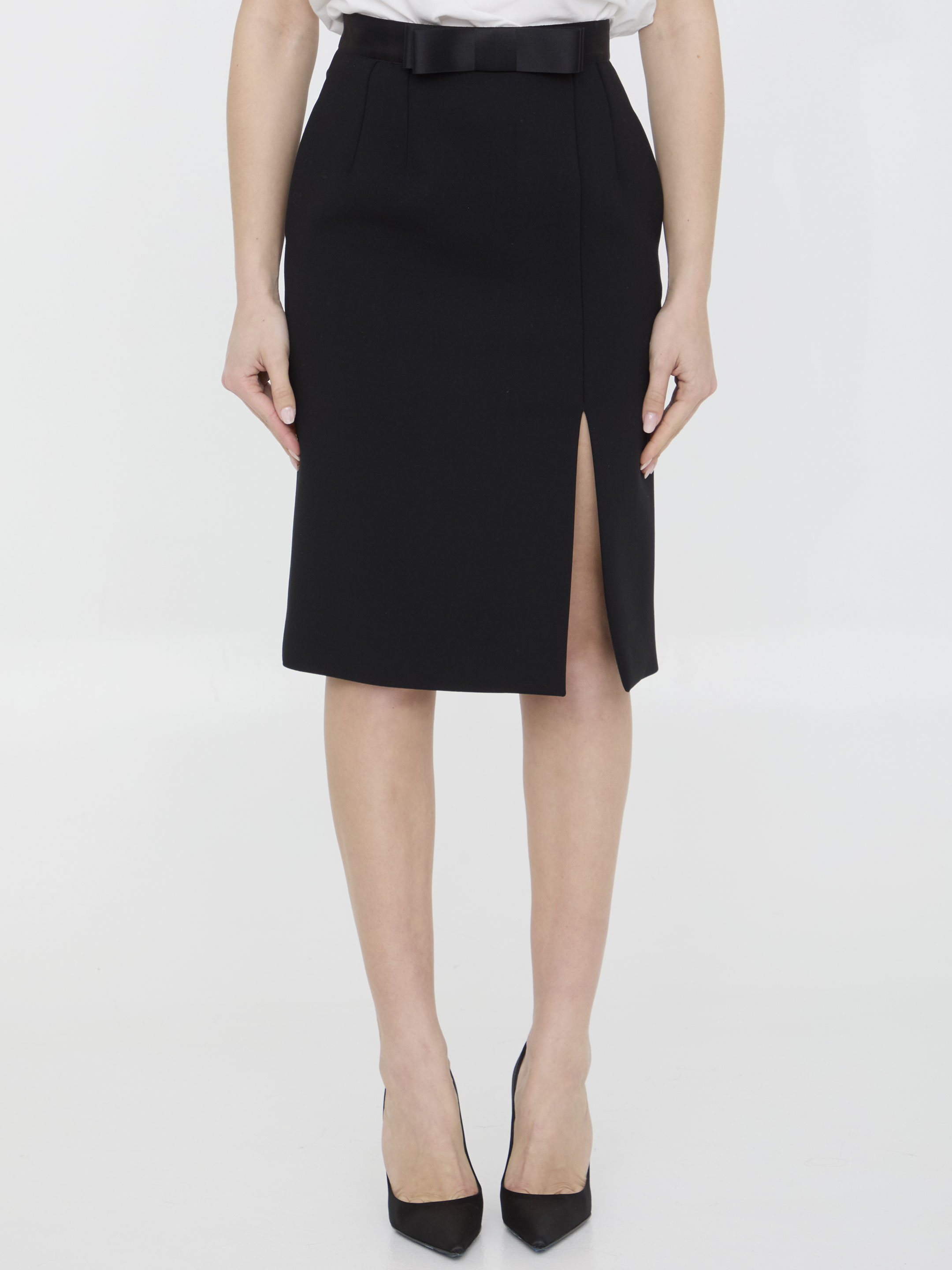 Wool Pencil Skirt