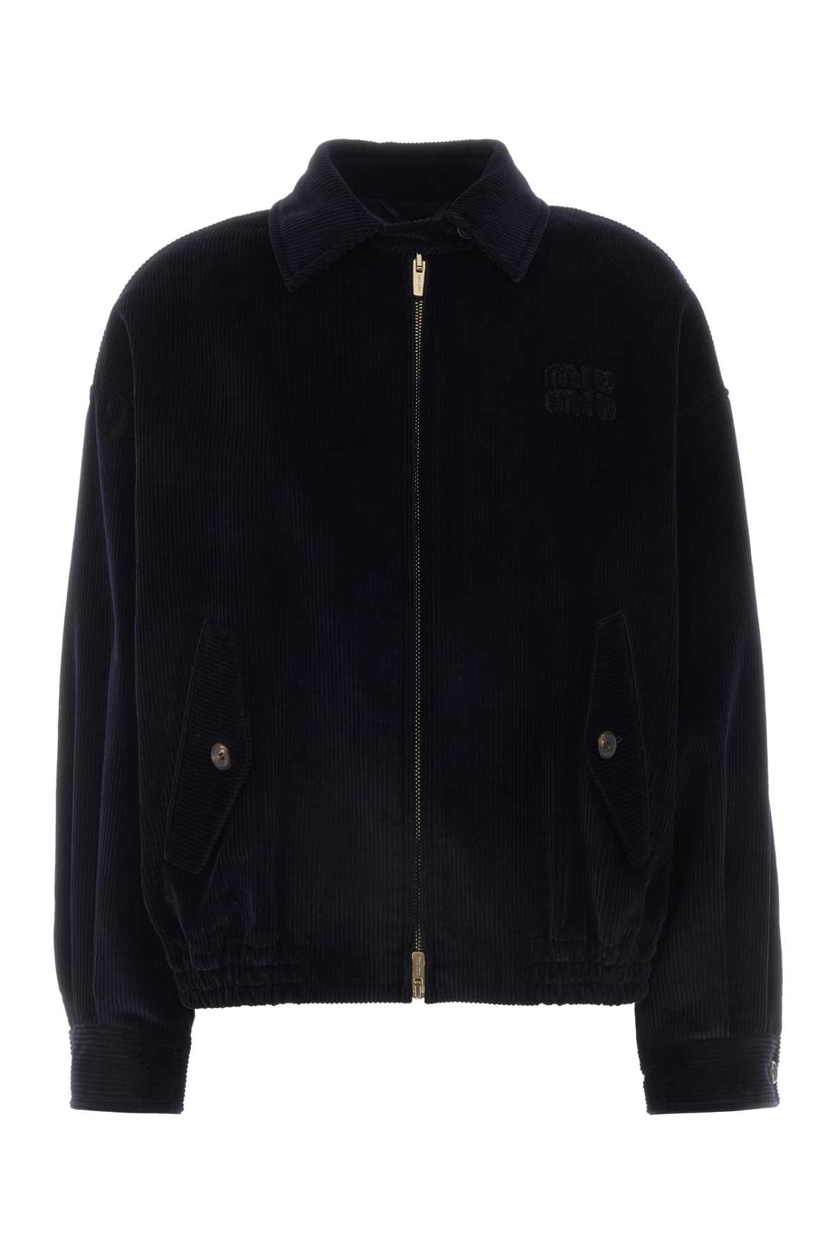 Midnight Blue Corduroy Jacket