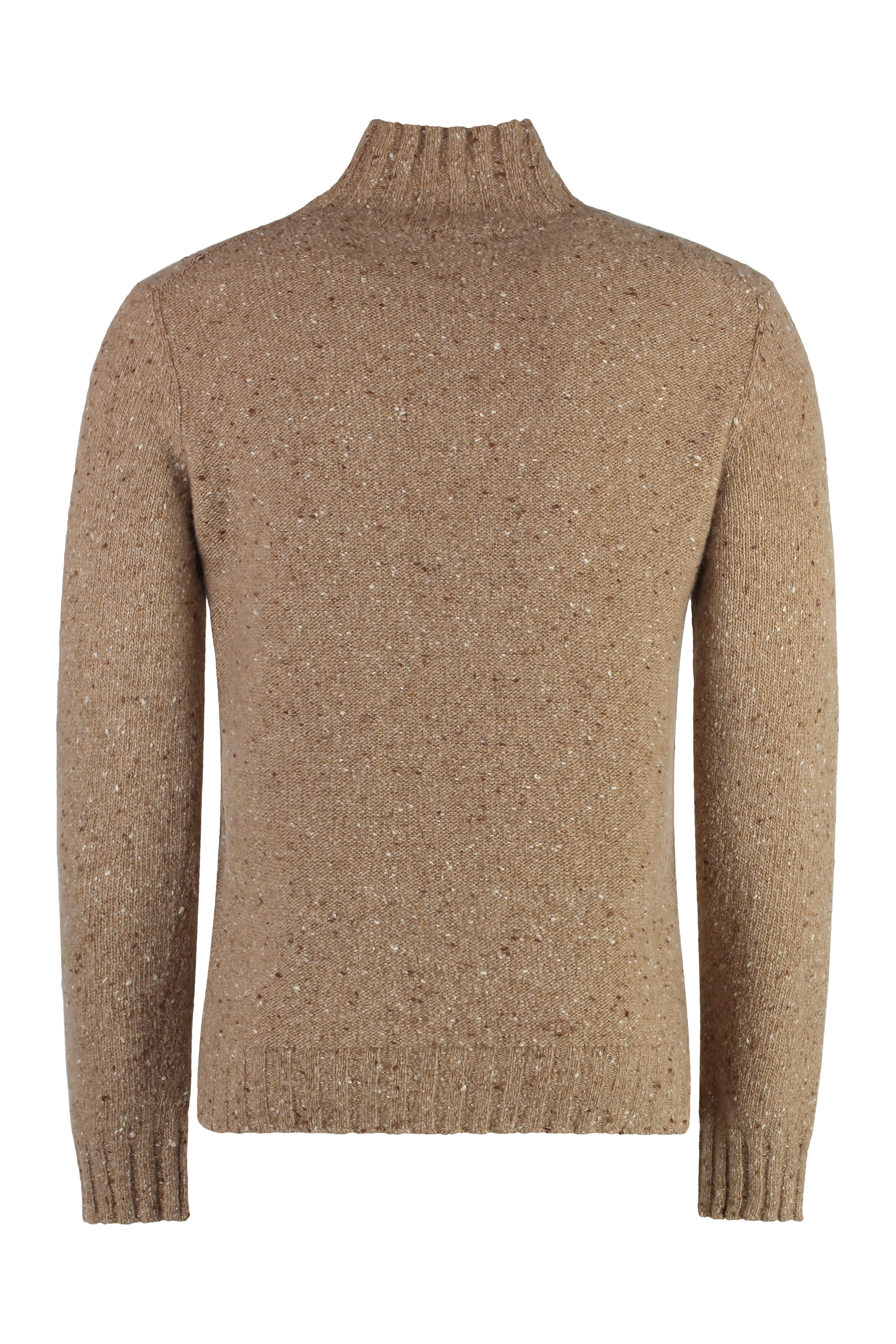 Malo Cashmere Turtleneck Sweater In Beige