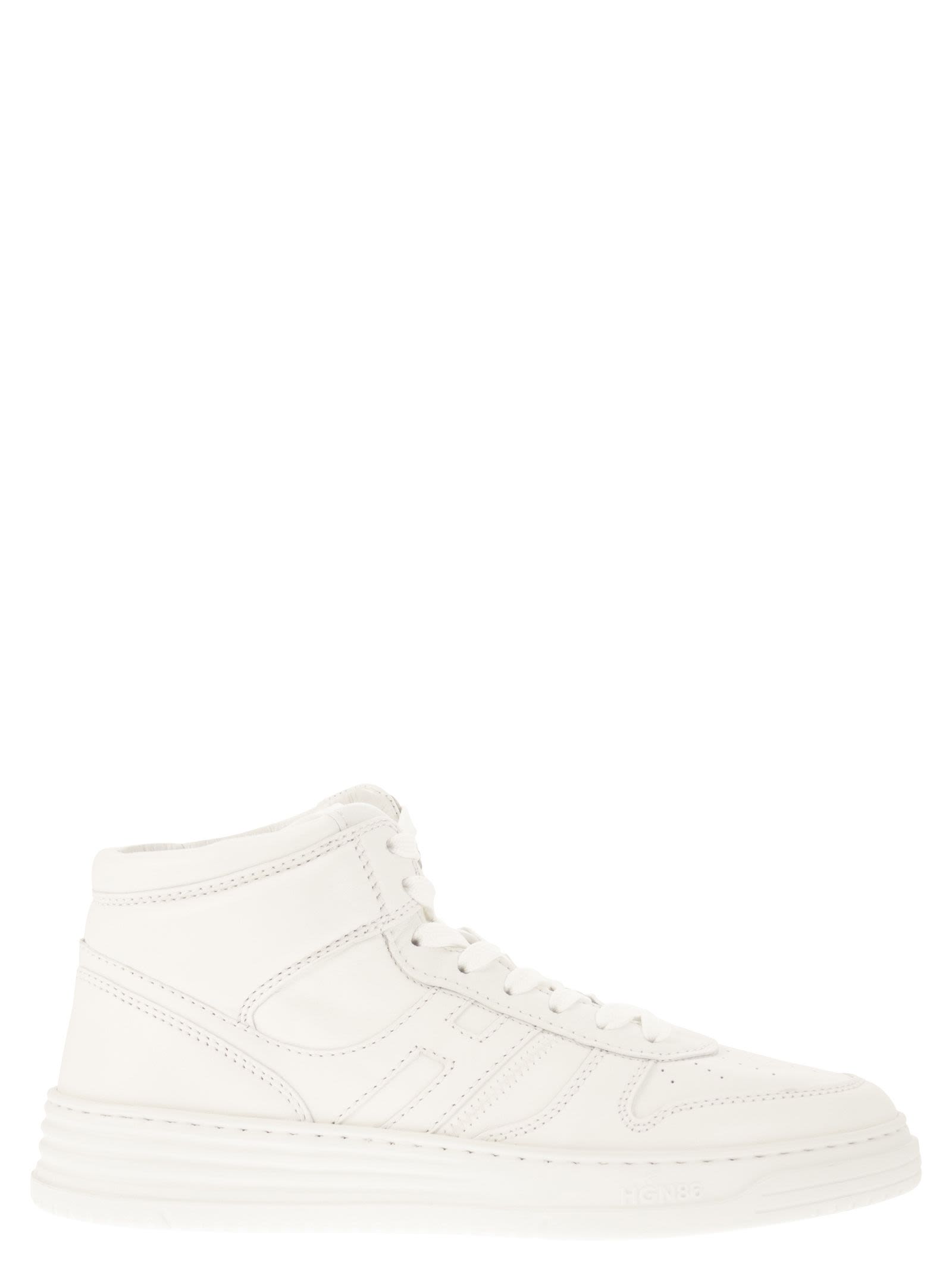 White Leather Sneakers