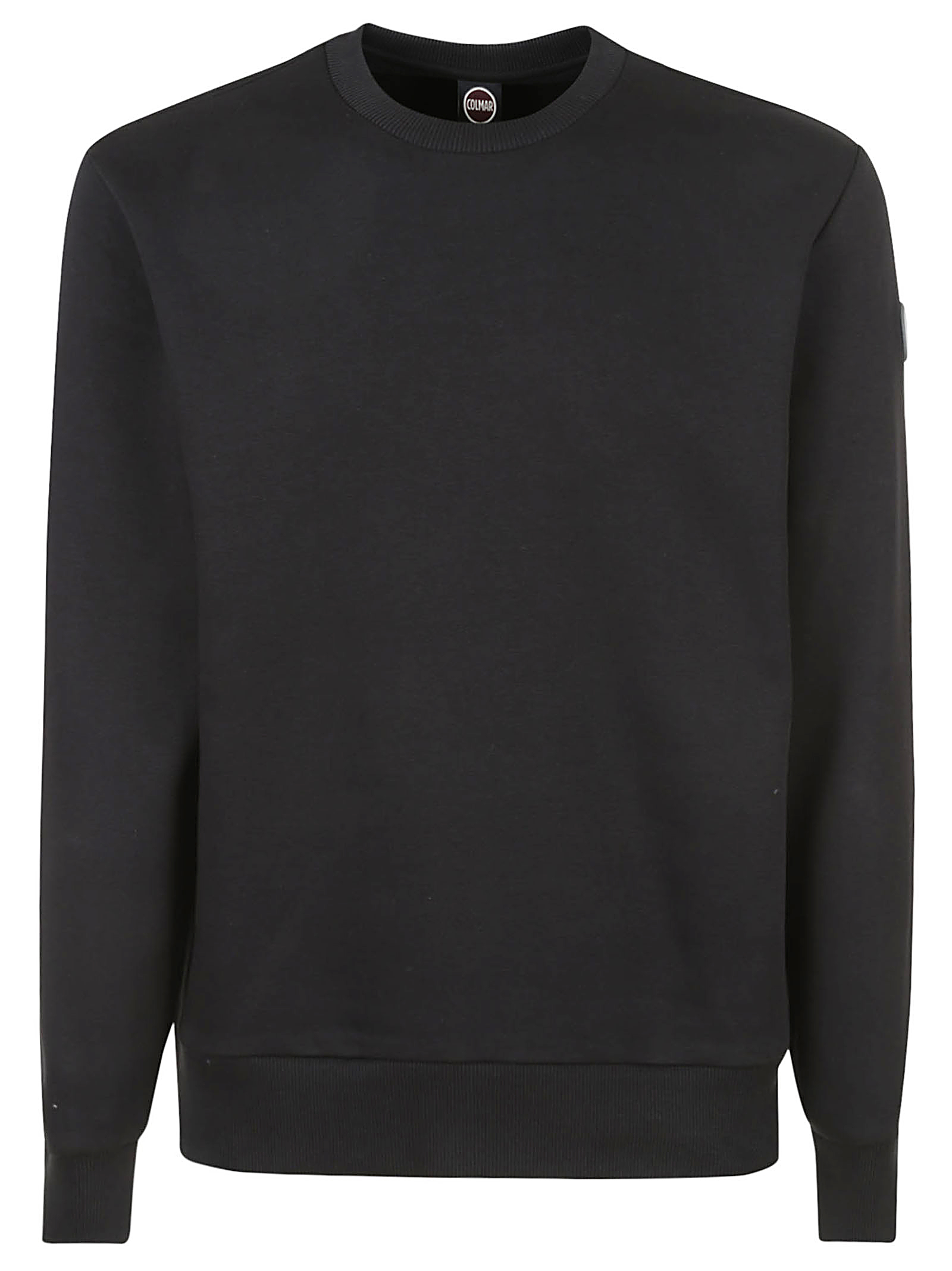 Logo Patched Rib Trim Sweatshirt