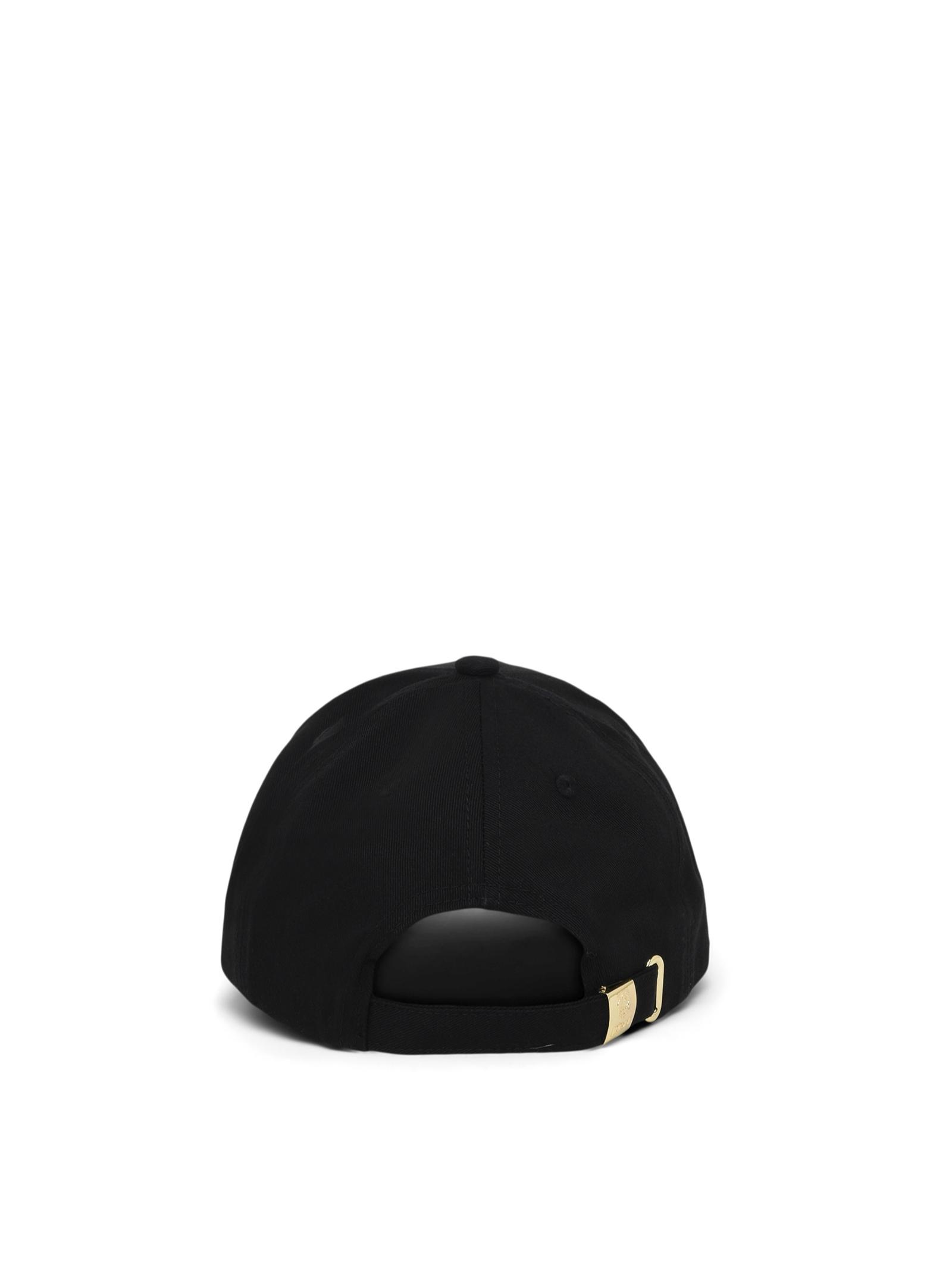 Just Cavalli Logo-embroidered Cotton Cap In Black