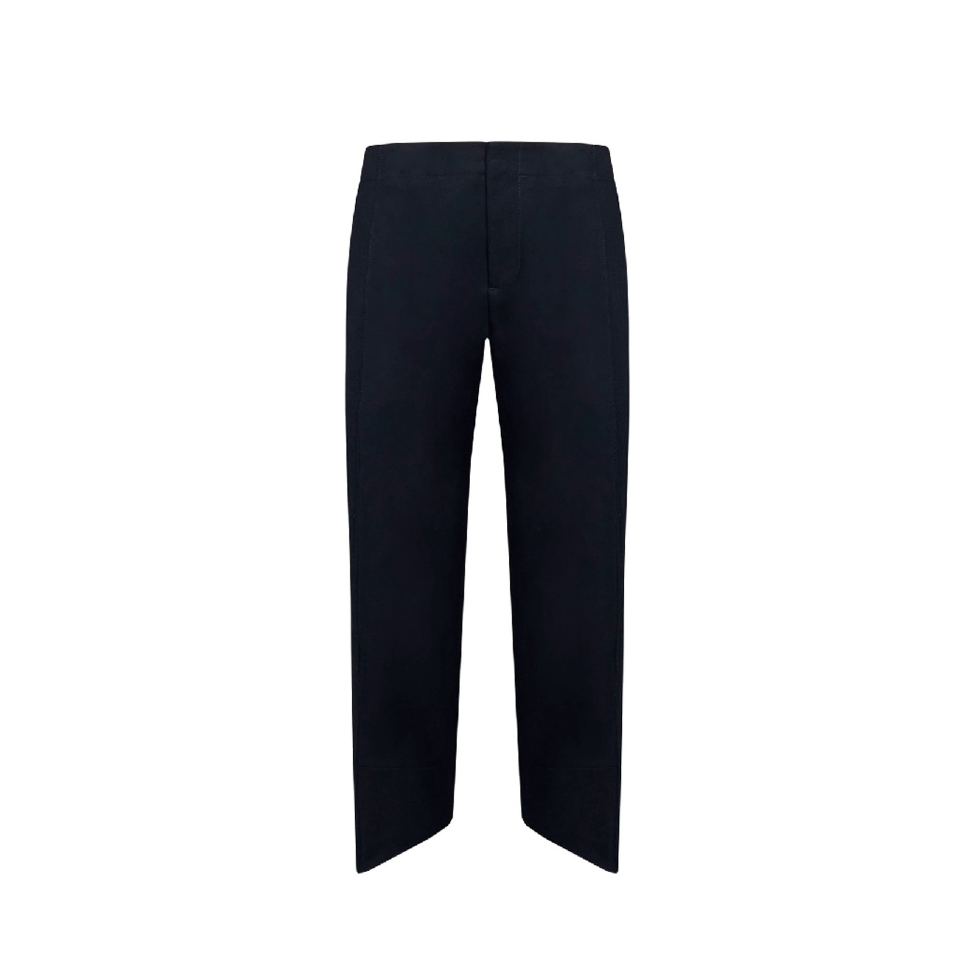 Cropped Cotton Trousers