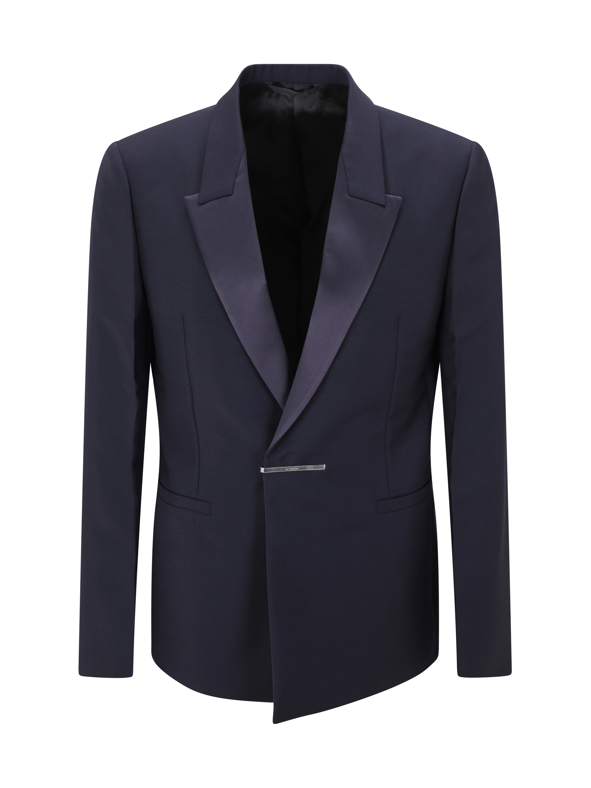 Wool Blend Single-breast Jacket