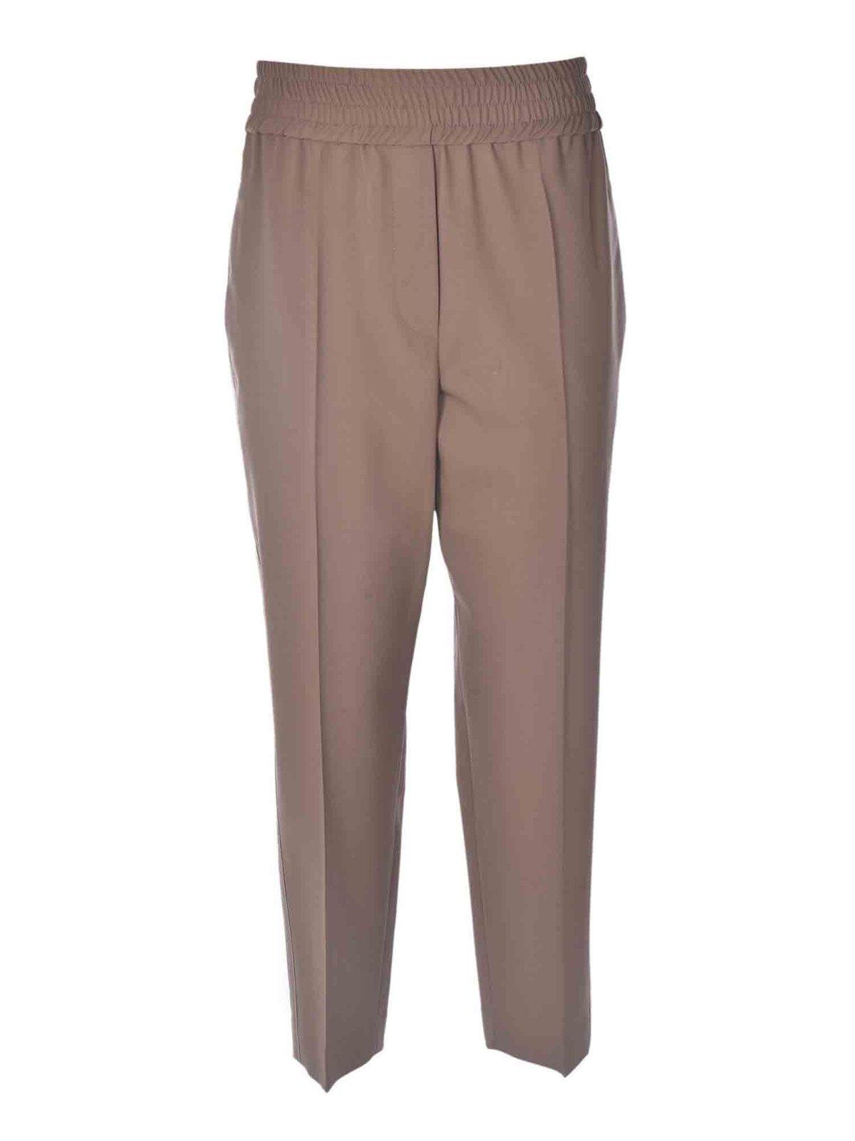 Cropped Straight Leg Pants Brunello Cucinelli