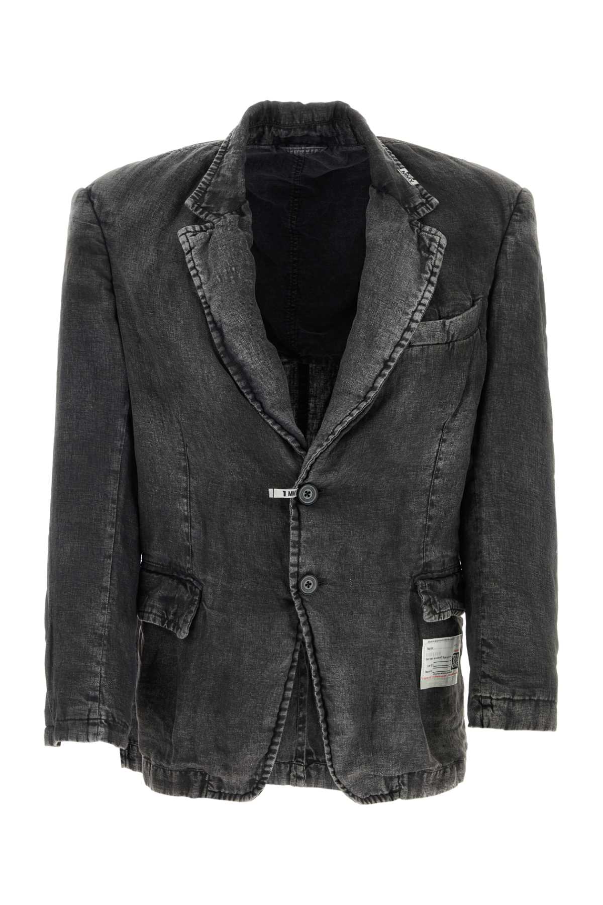 Charcoal Linen Blazer