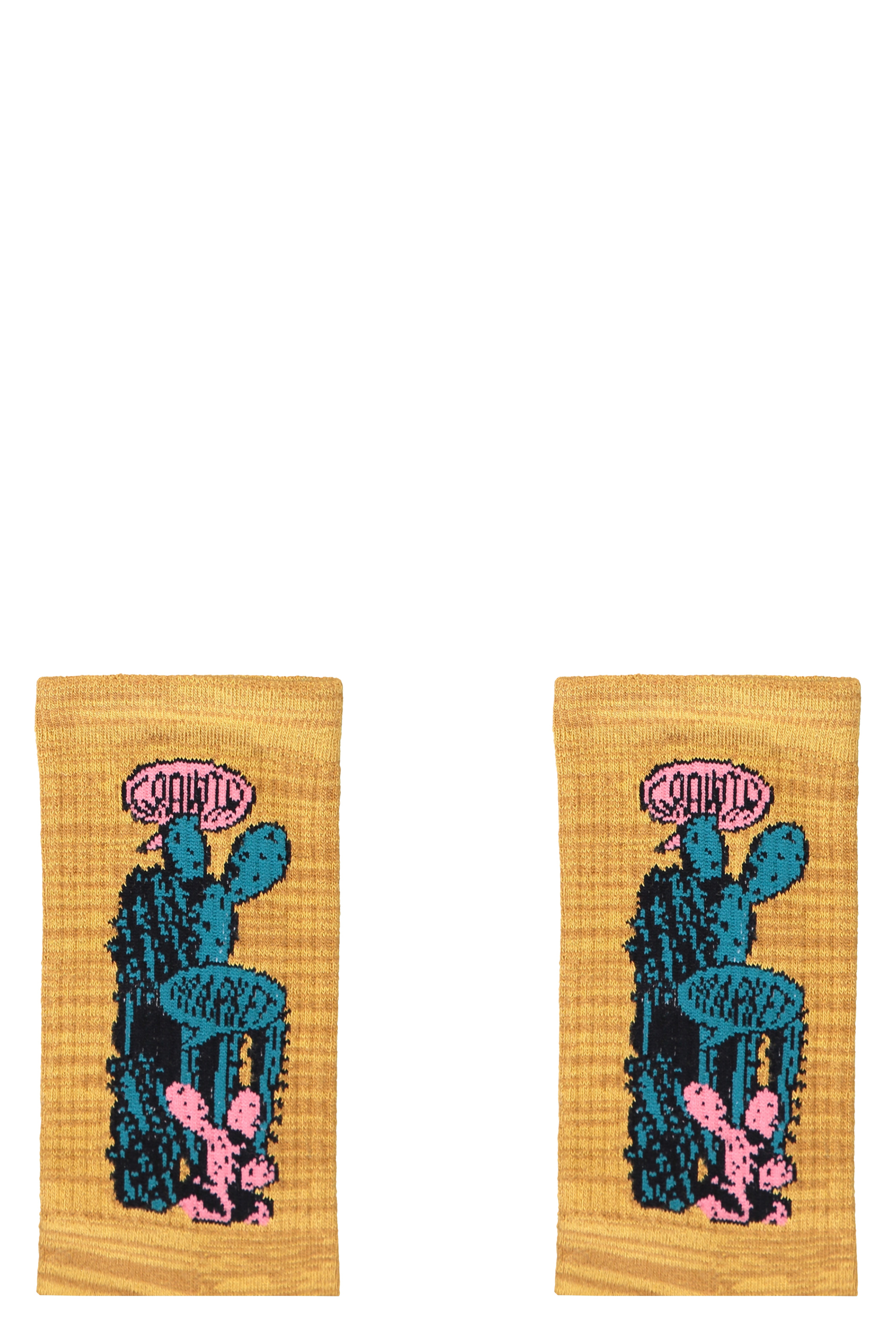 Market Cotton Socks In Orange