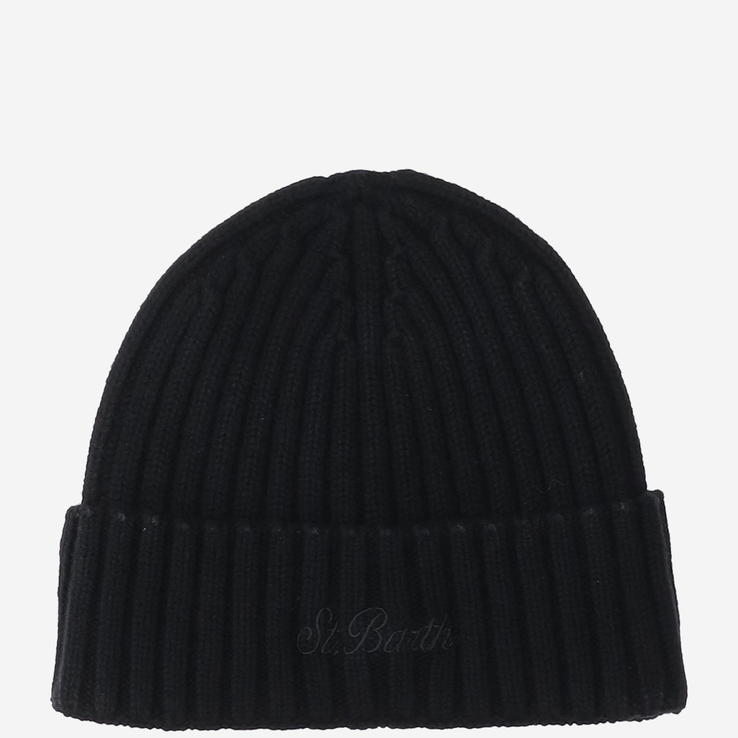 Wool Blend Beanie With Logo