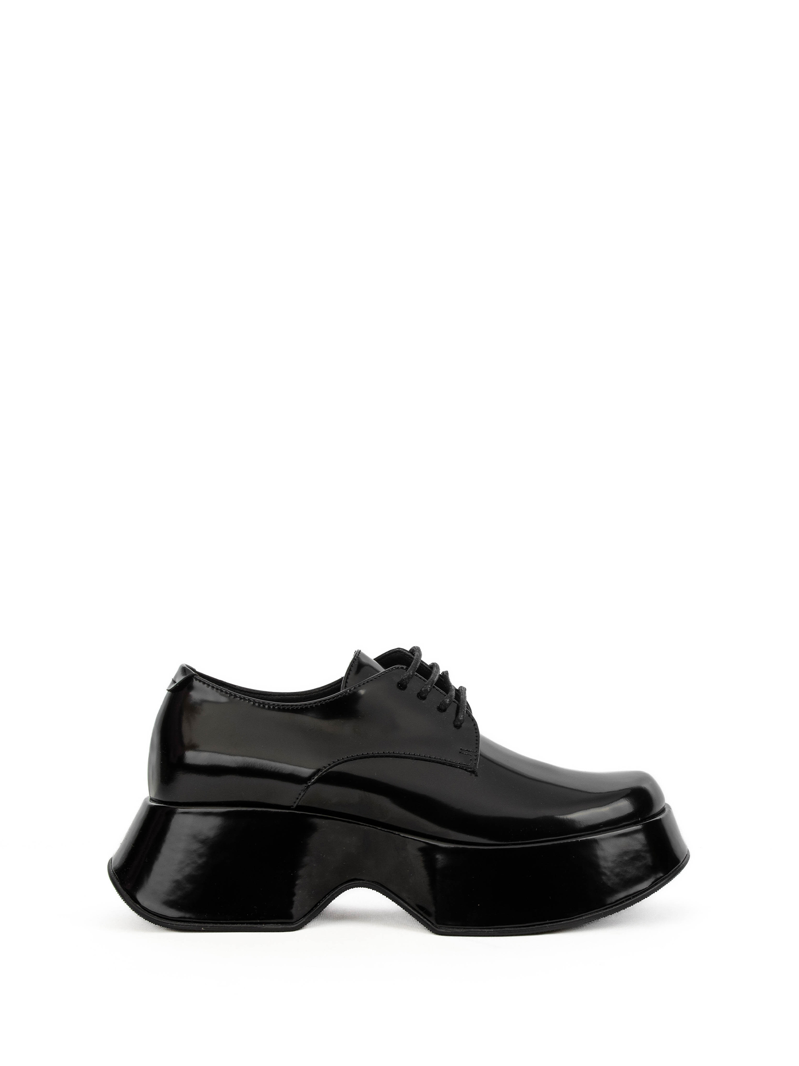 Vic Matié Black Leather Derby