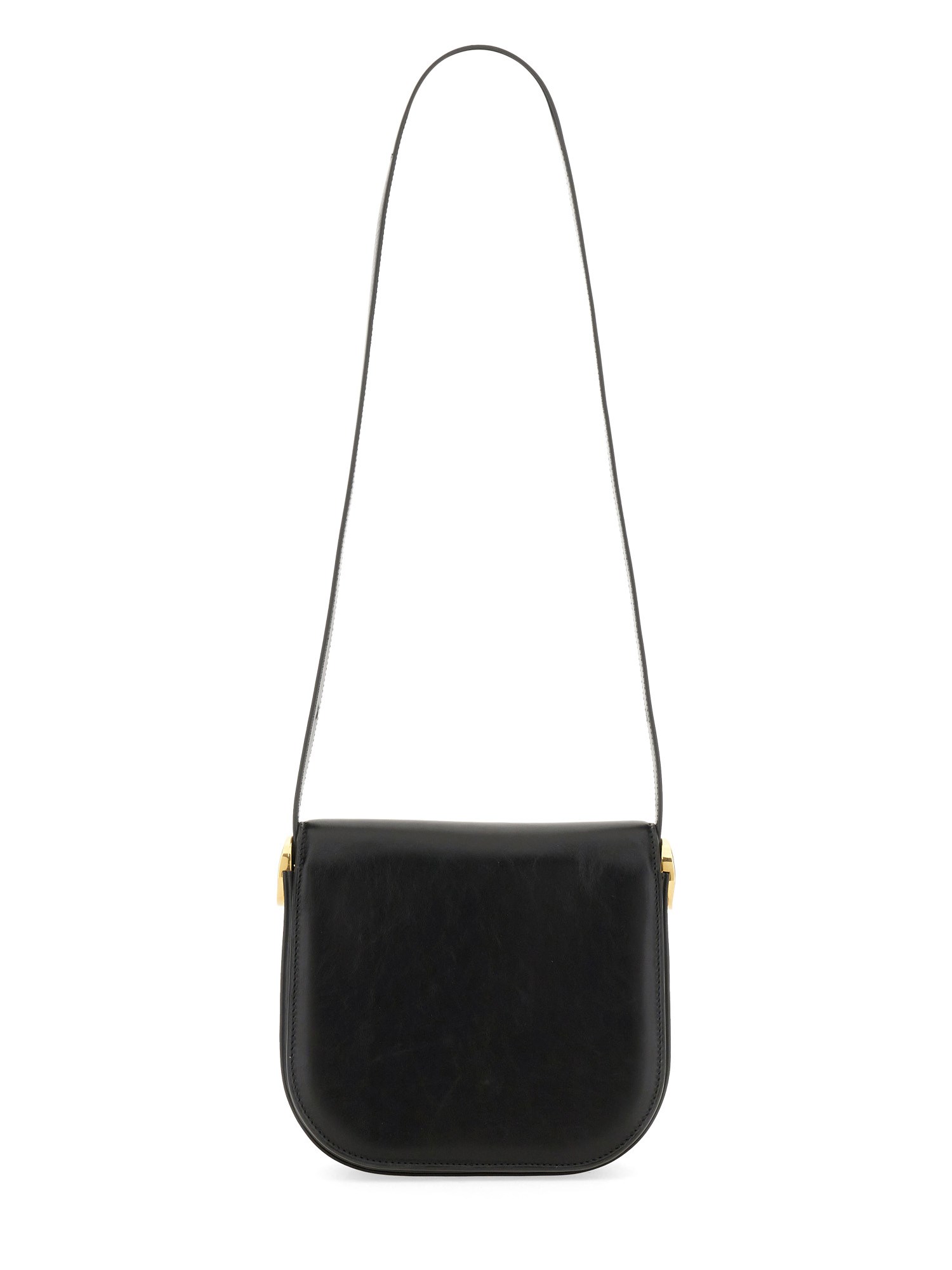 Shop Jil Sander Coin Shoulder Bag In Black