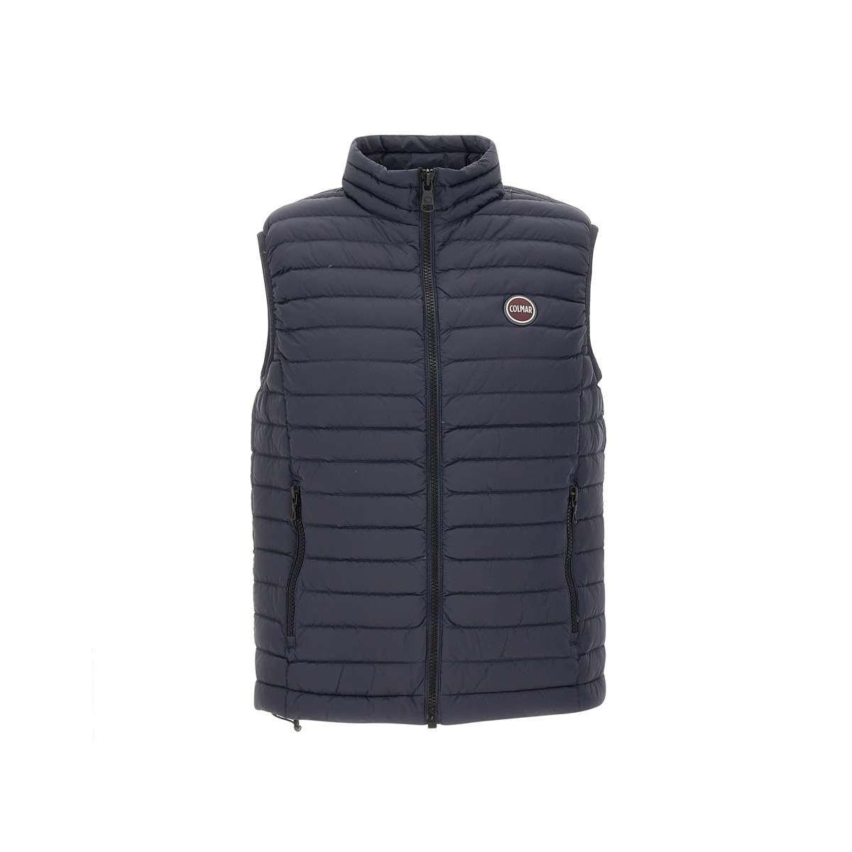 Logo-patch Zipped Padded Gilet