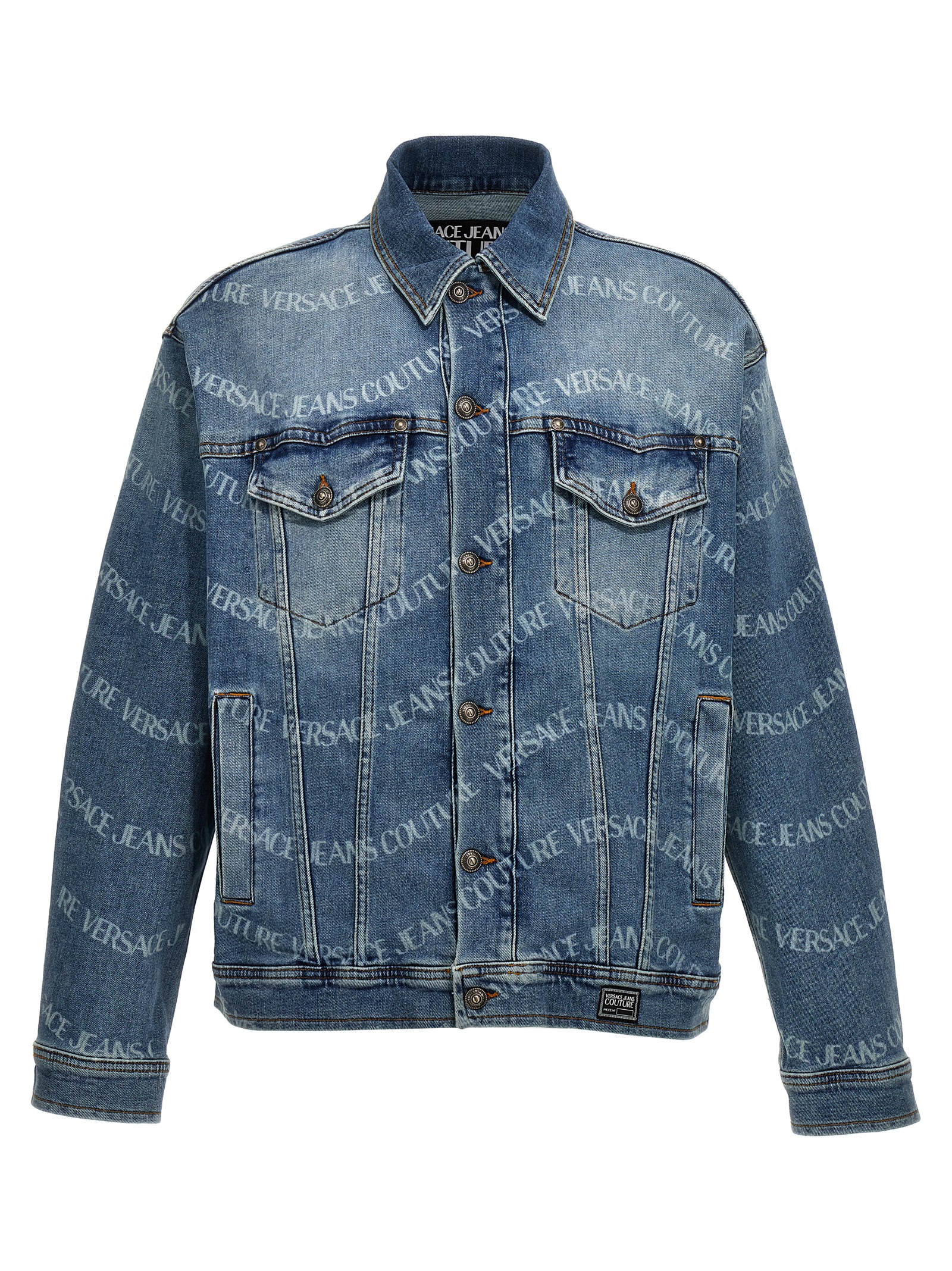 Logo Print Denim Jacket