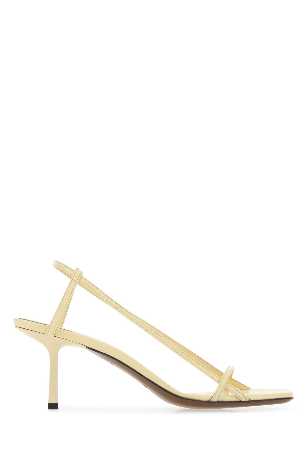 Cream Leather Merga Sandals