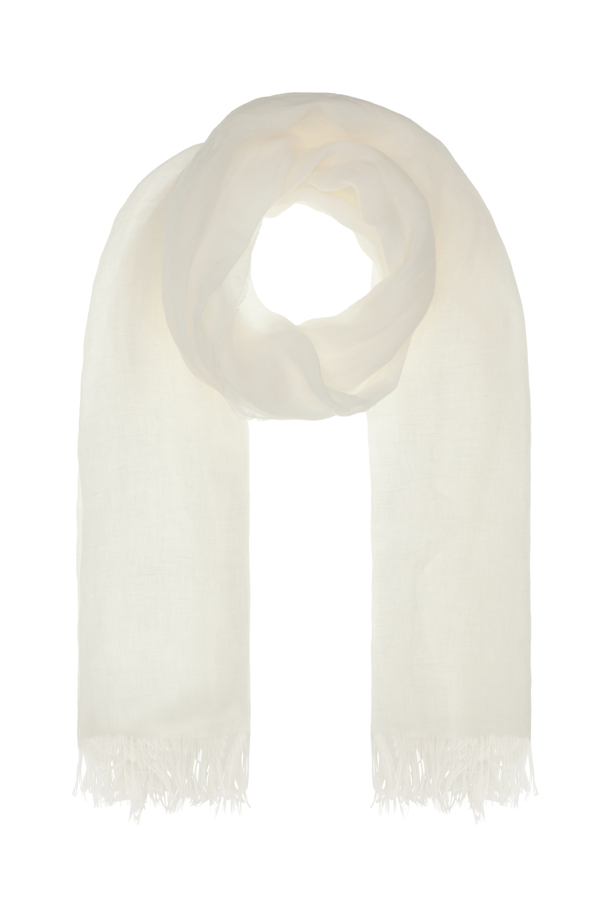 Ivory Linen Alfredo Scarf