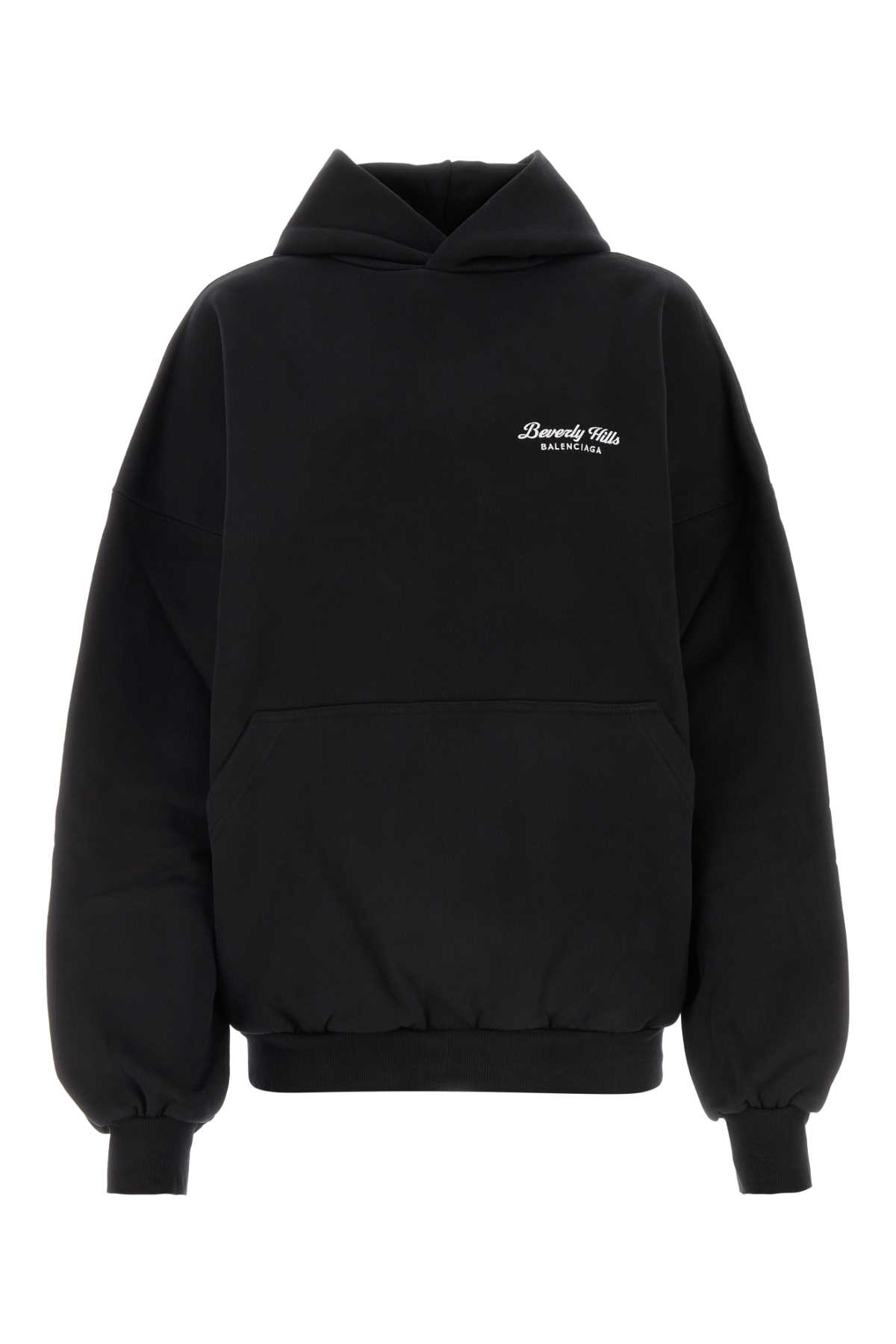 Black Cotton Sweatshirt