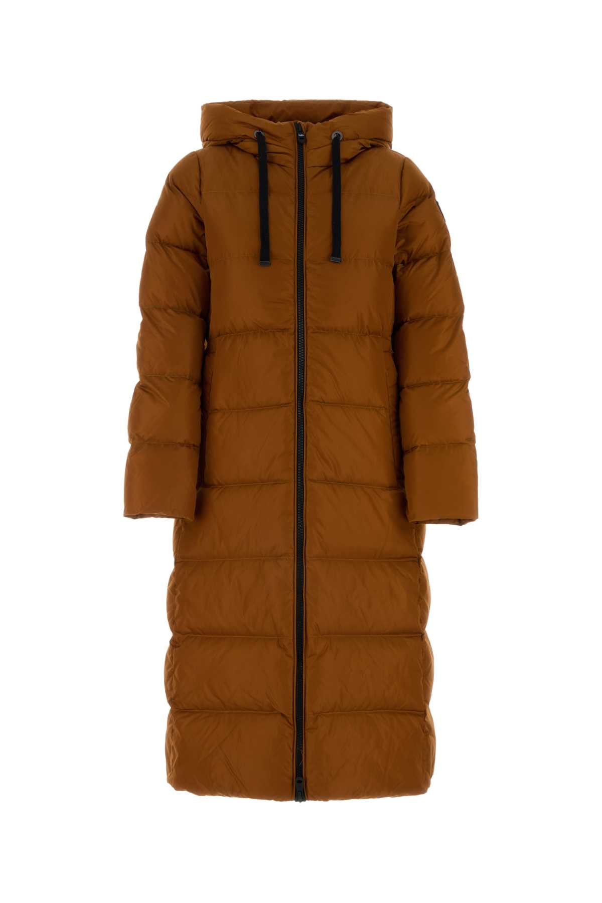 Dark Orange Nylon Carol Down Jacket