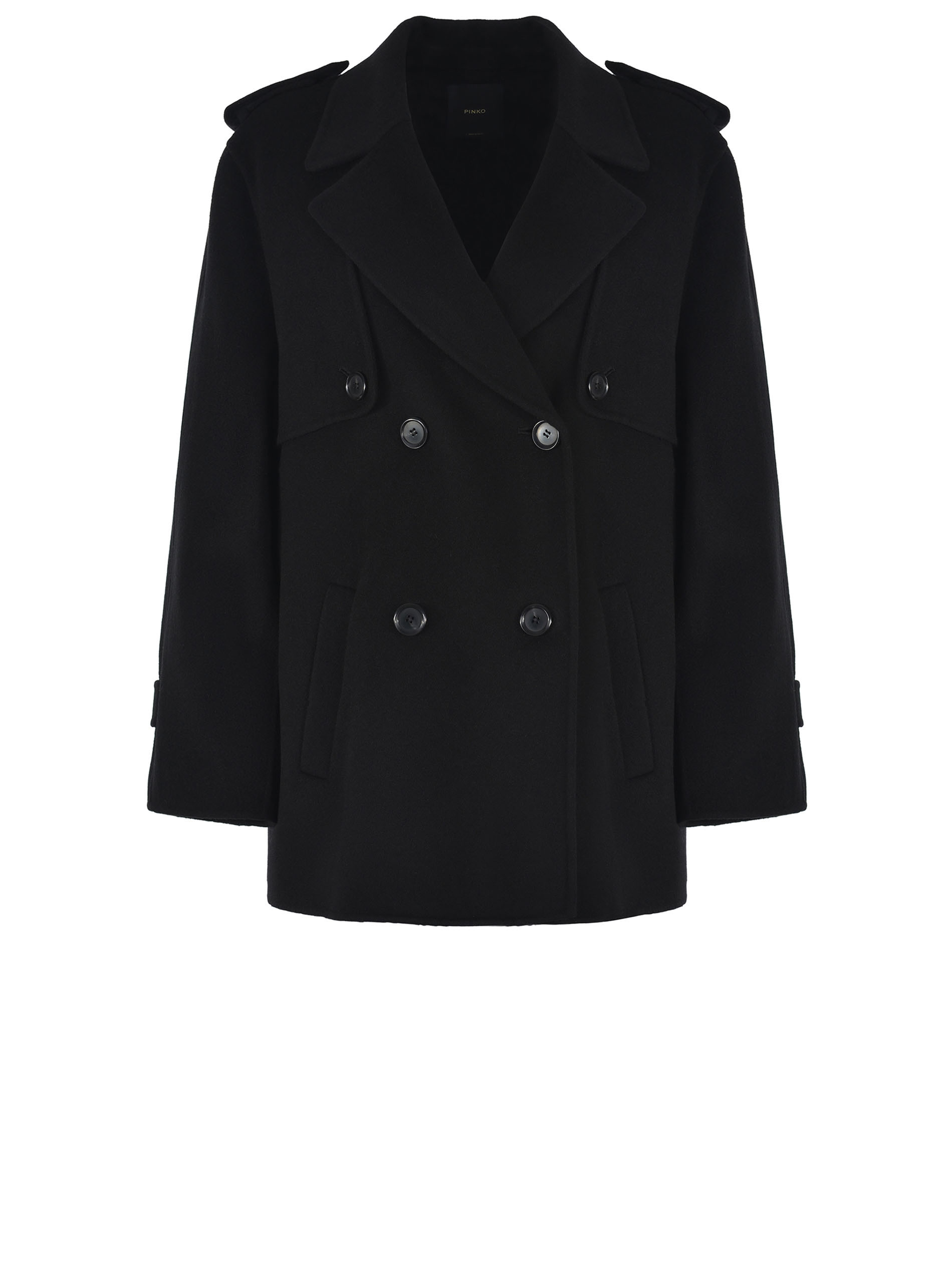 Trench Coat Pinko torcia Made Of Wool