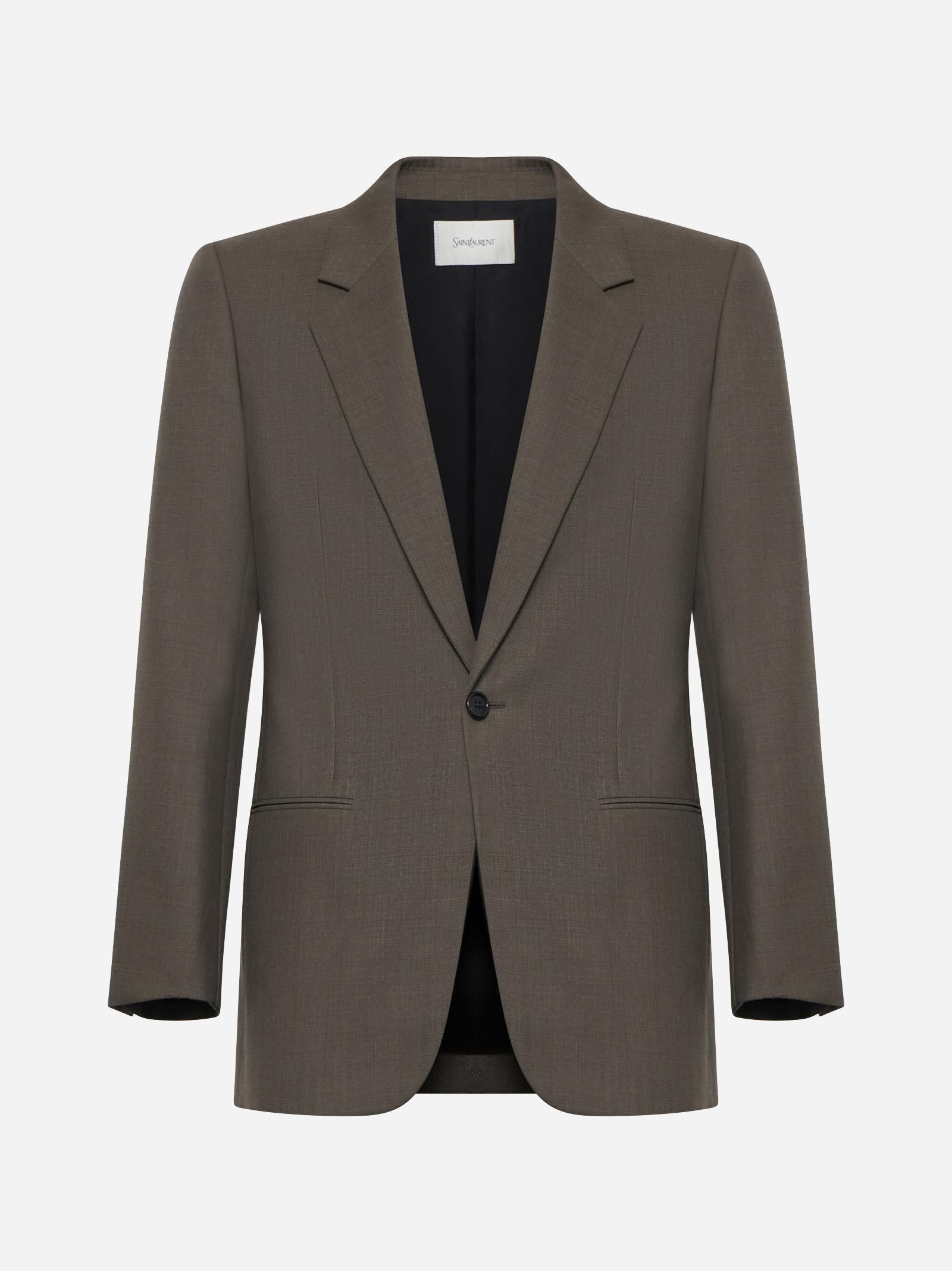 Single-breasted Wool Blazer