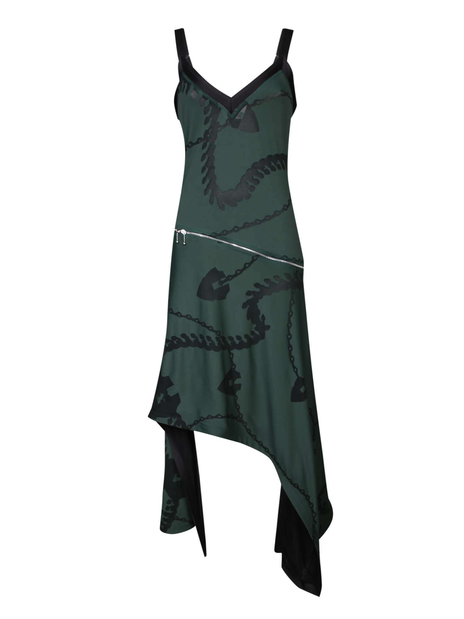 Green Pattern Dress