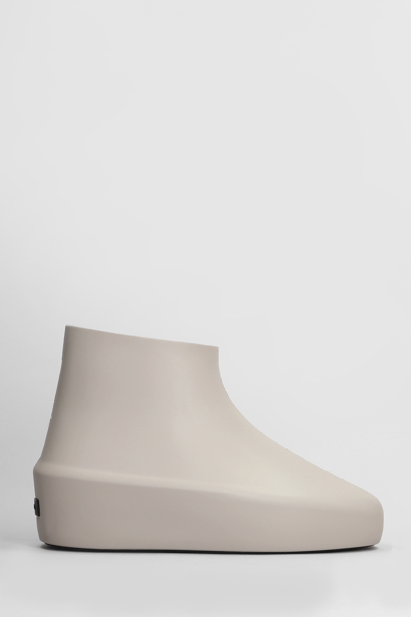 California Boot Ankle Boots In Grey Rubber/plasic