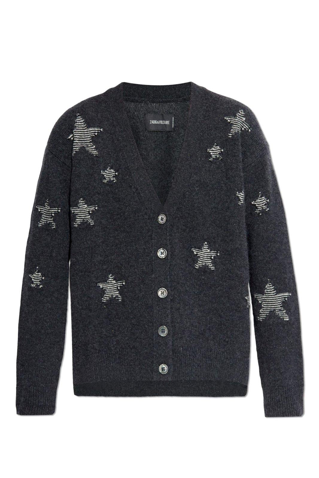 Mirka Stars Button-up Cardigan