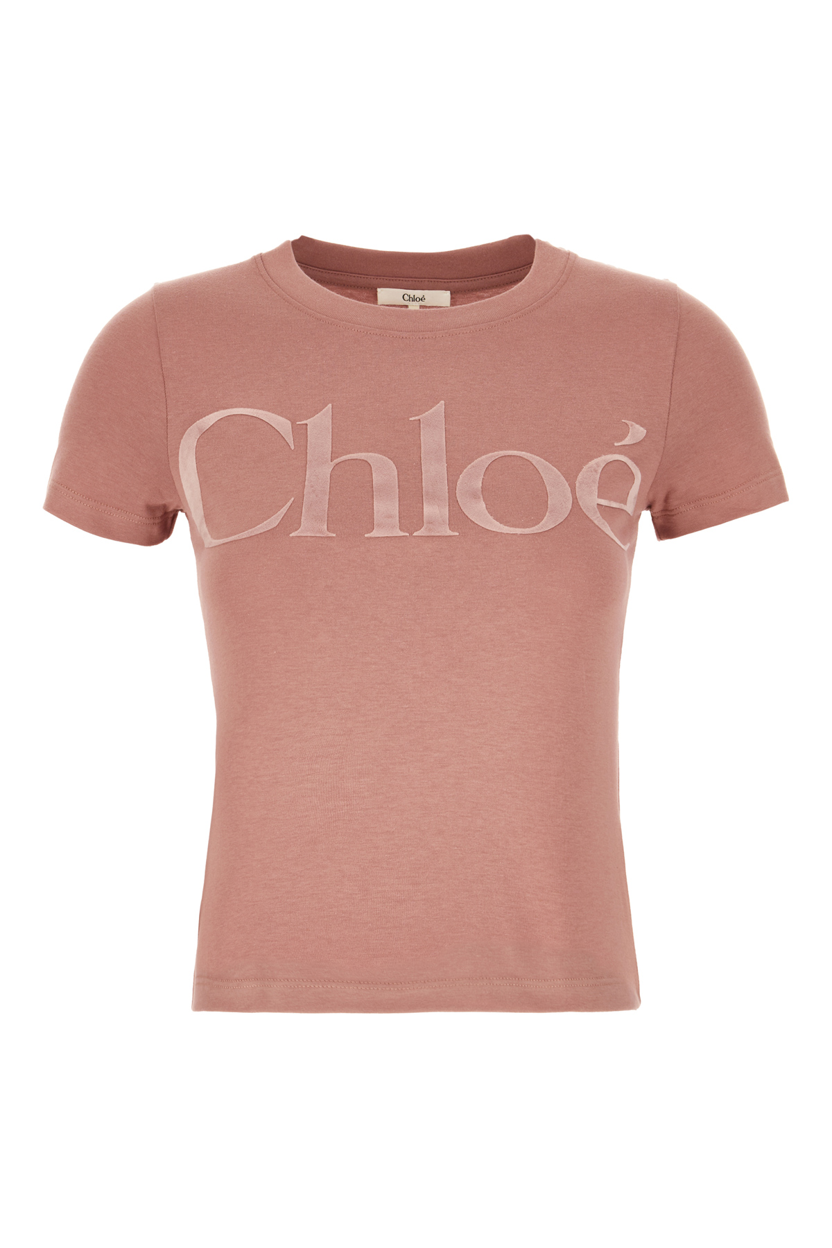 Chloé Mauve Cotton T-shirt