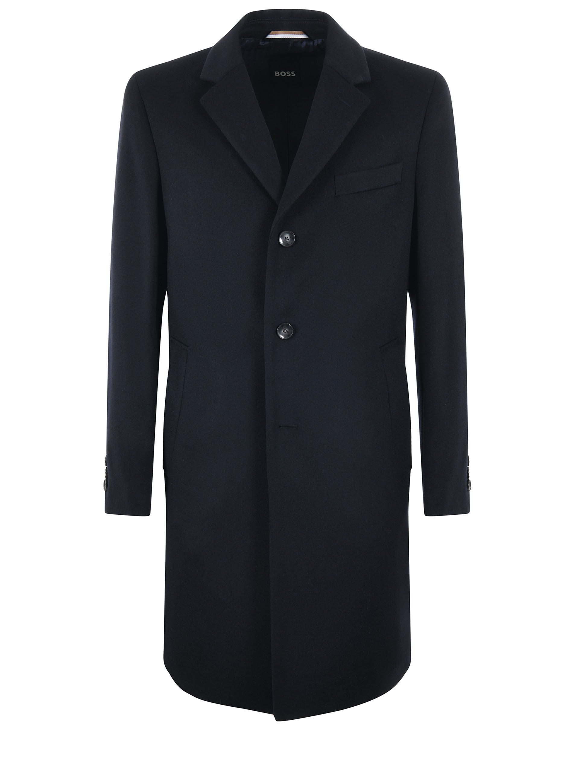 Coat In Wool And Cashmere