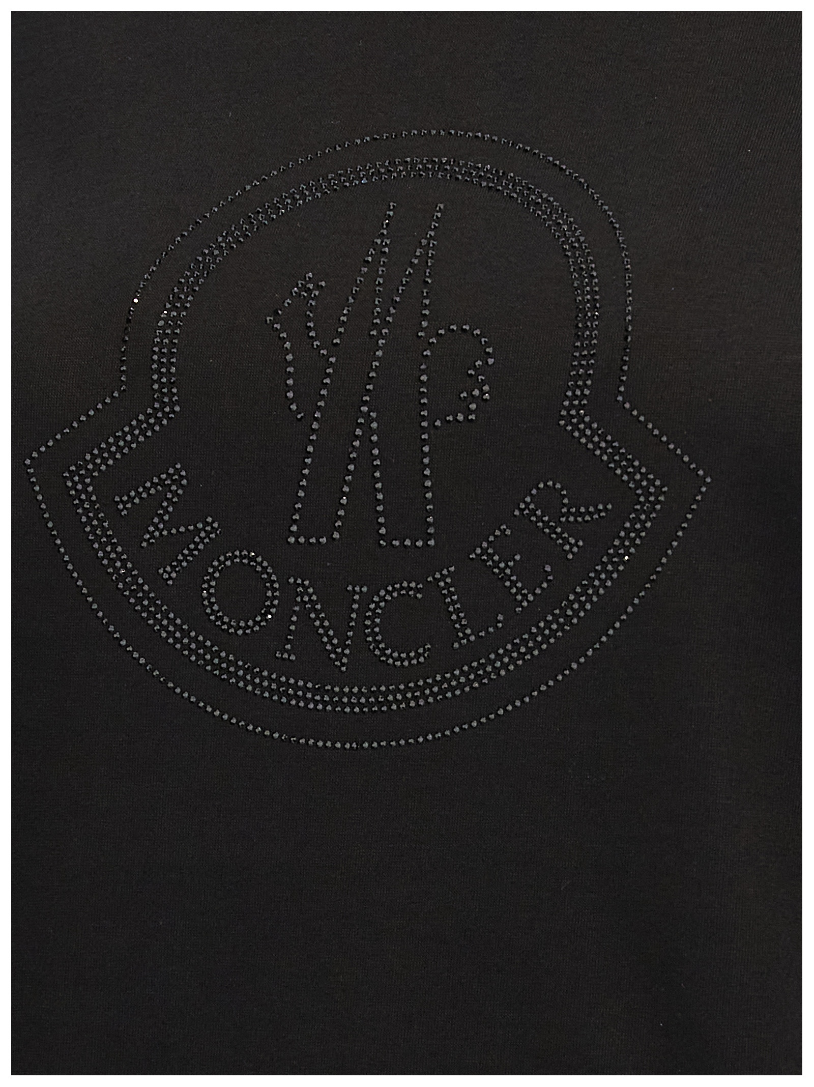 MONCLER RHINESTONE LOGO T-SHIRT 