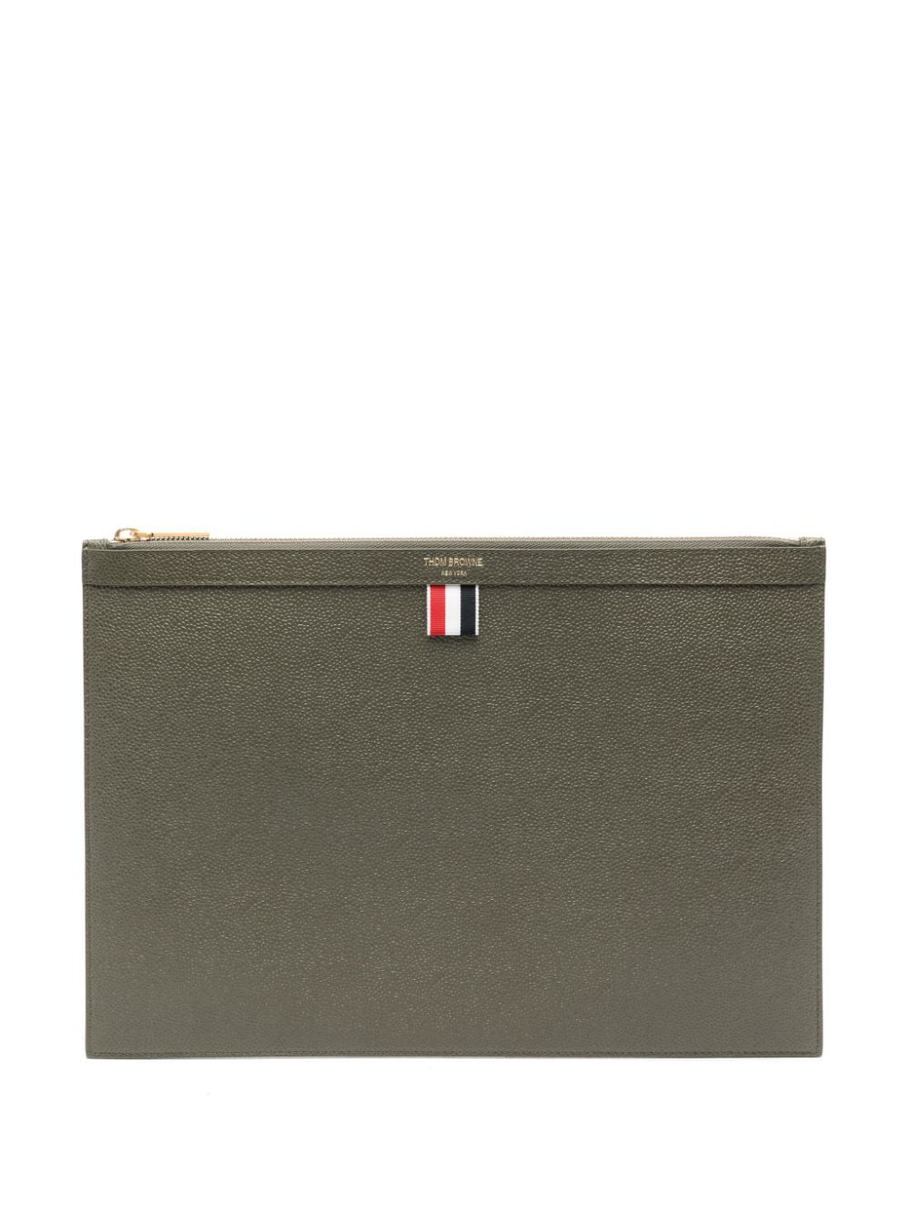 Medium Document Holder In Pebble Grain Leather