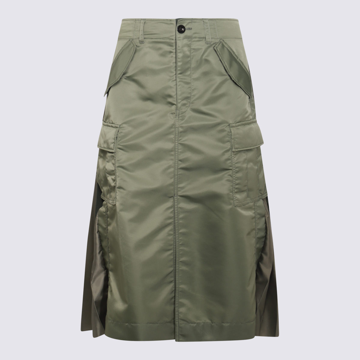 Green Nylon Skirt