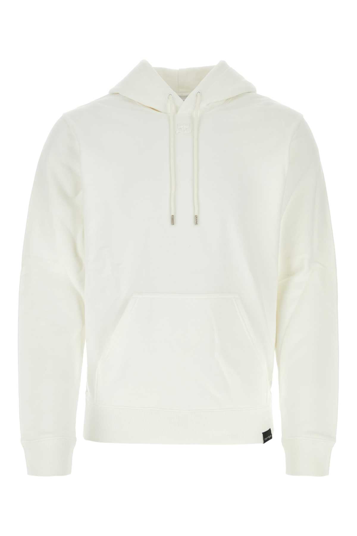 Courrèges Cotton White Sweatshirt