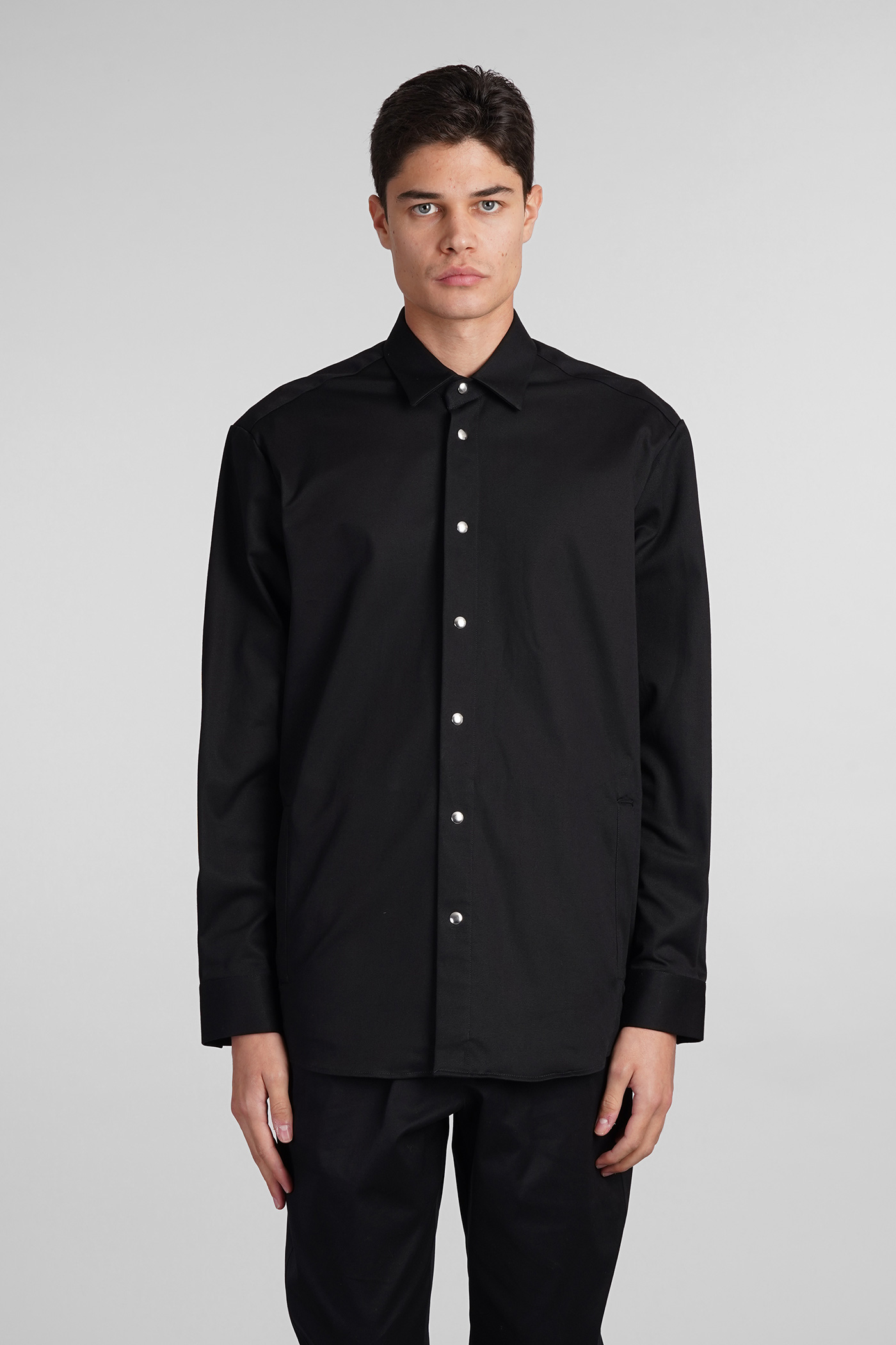 Shirt S148 Shirt In Black Cotton