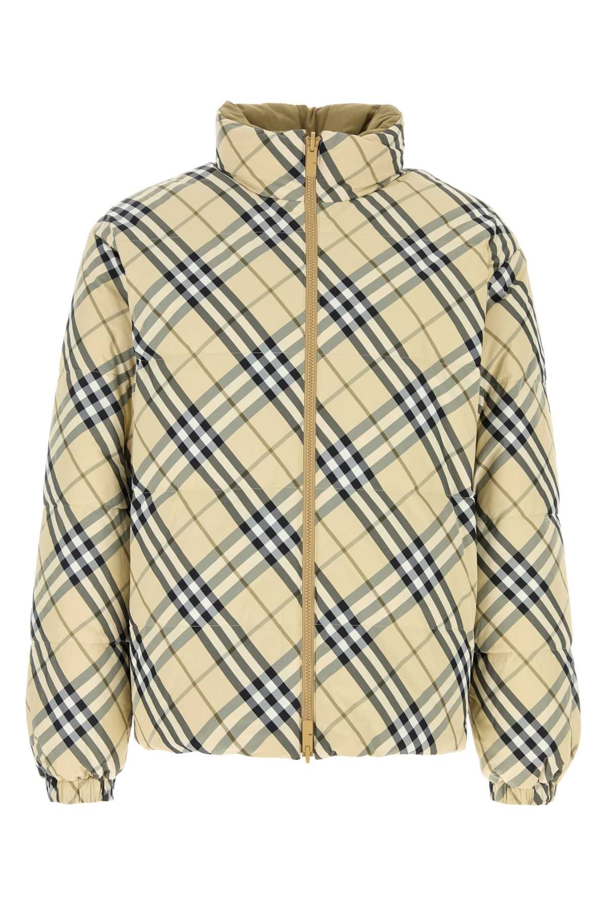 Printed Nylon Reversible Down Jacket