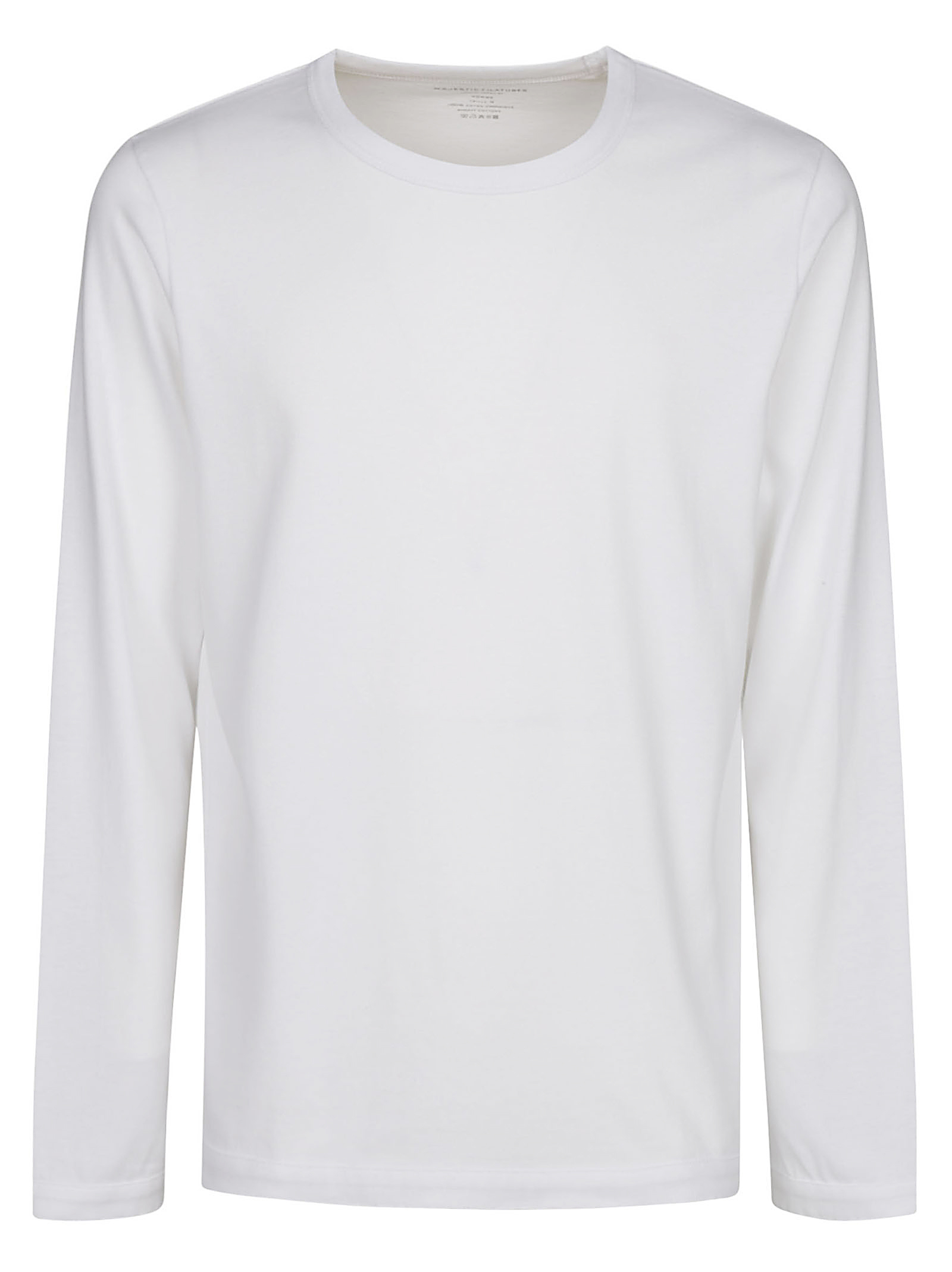 Majestic Col Rond ml In Blanc
