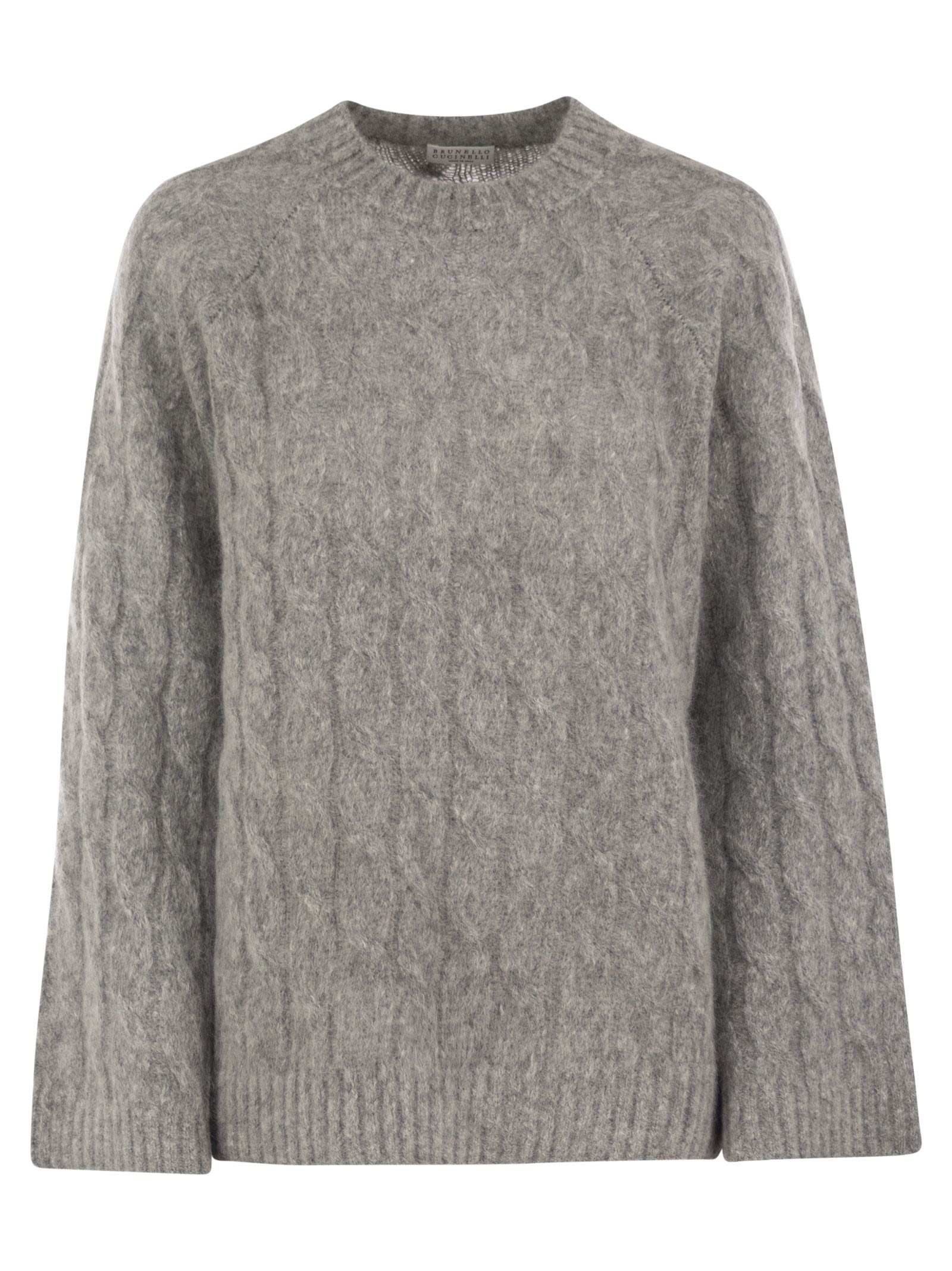 Wool And Mohair Sweater With Monili