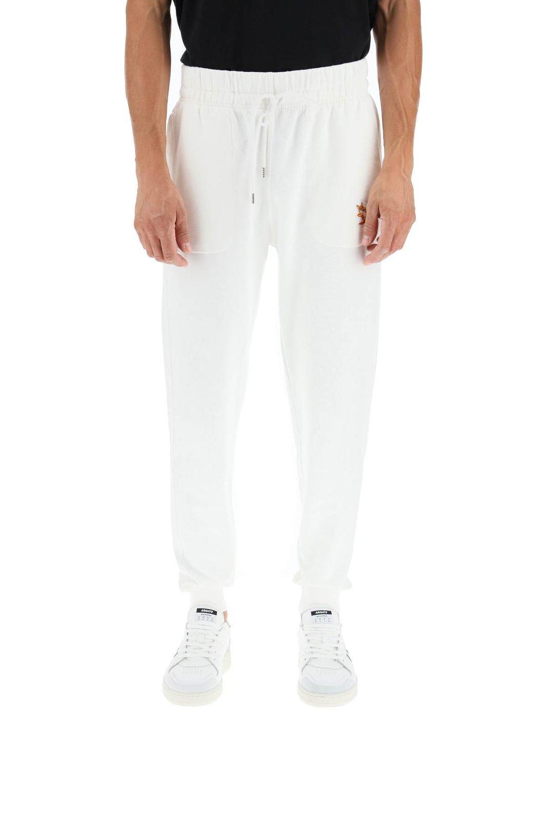 Maison Kitsuné Logo Patch Drawstring Track Pants